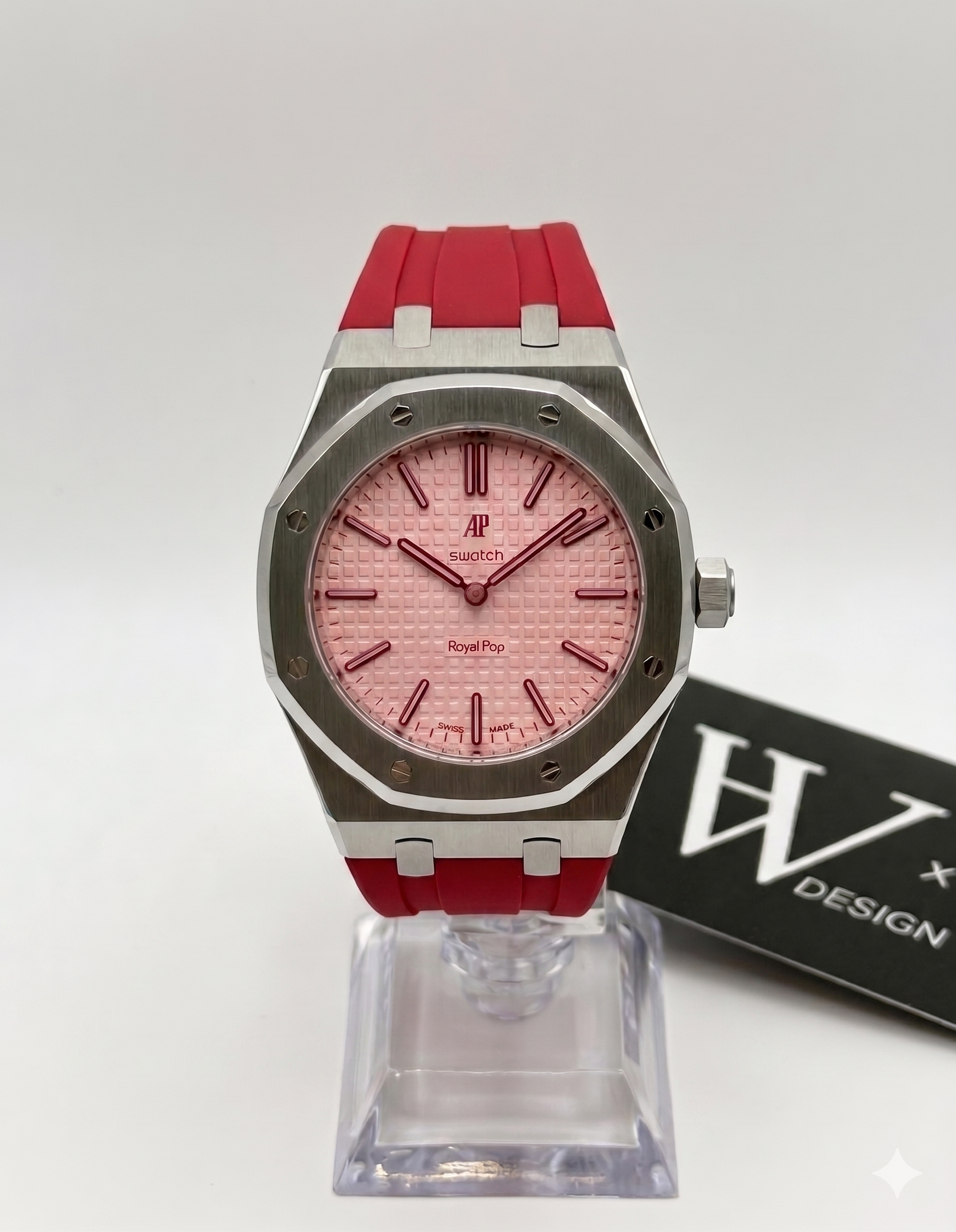 AP x Swatch Royal Pop Otto Rosso mod by HW Design