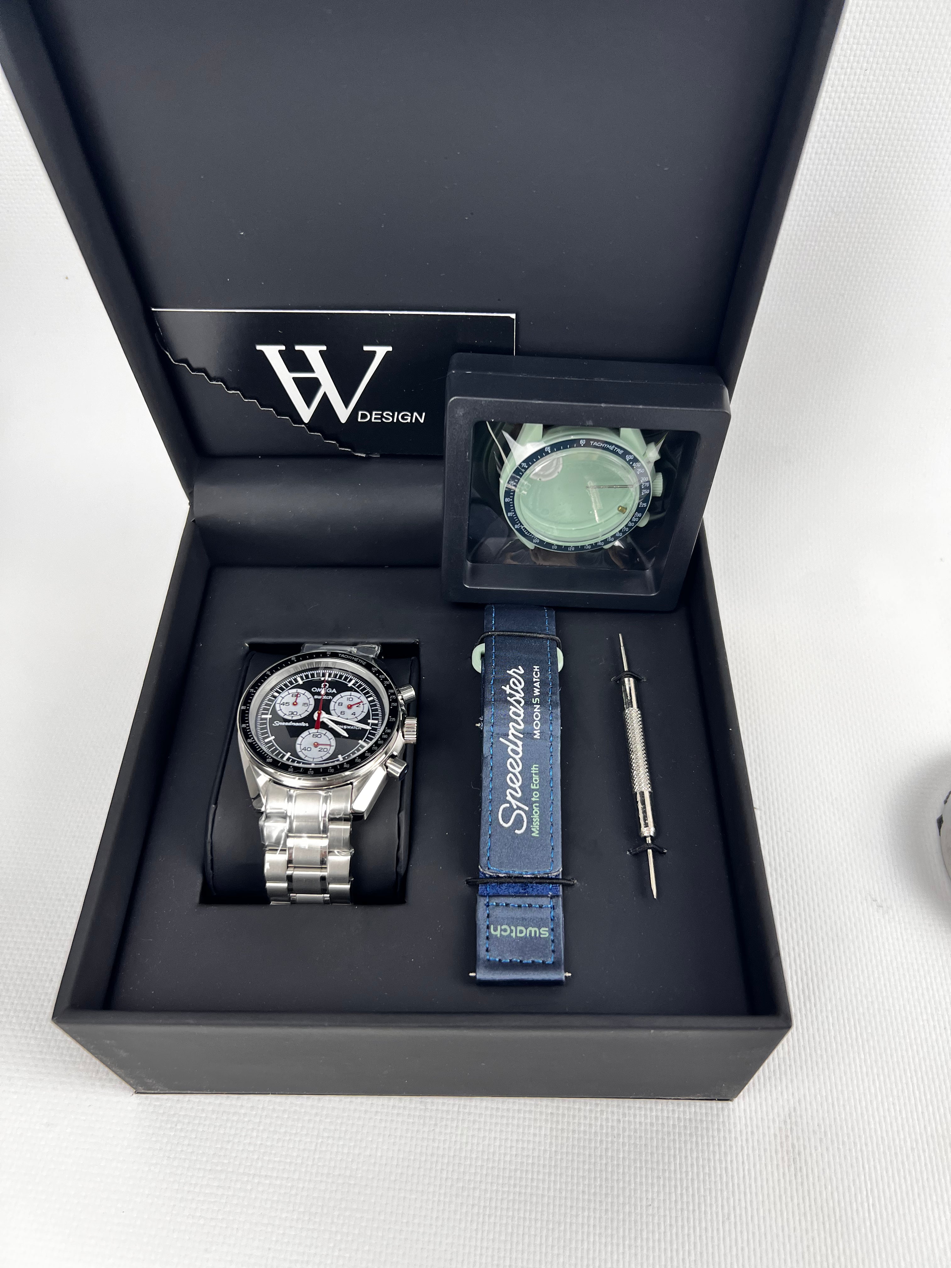 Omega x Swatch Mission to Earth Steel mod by HW Design