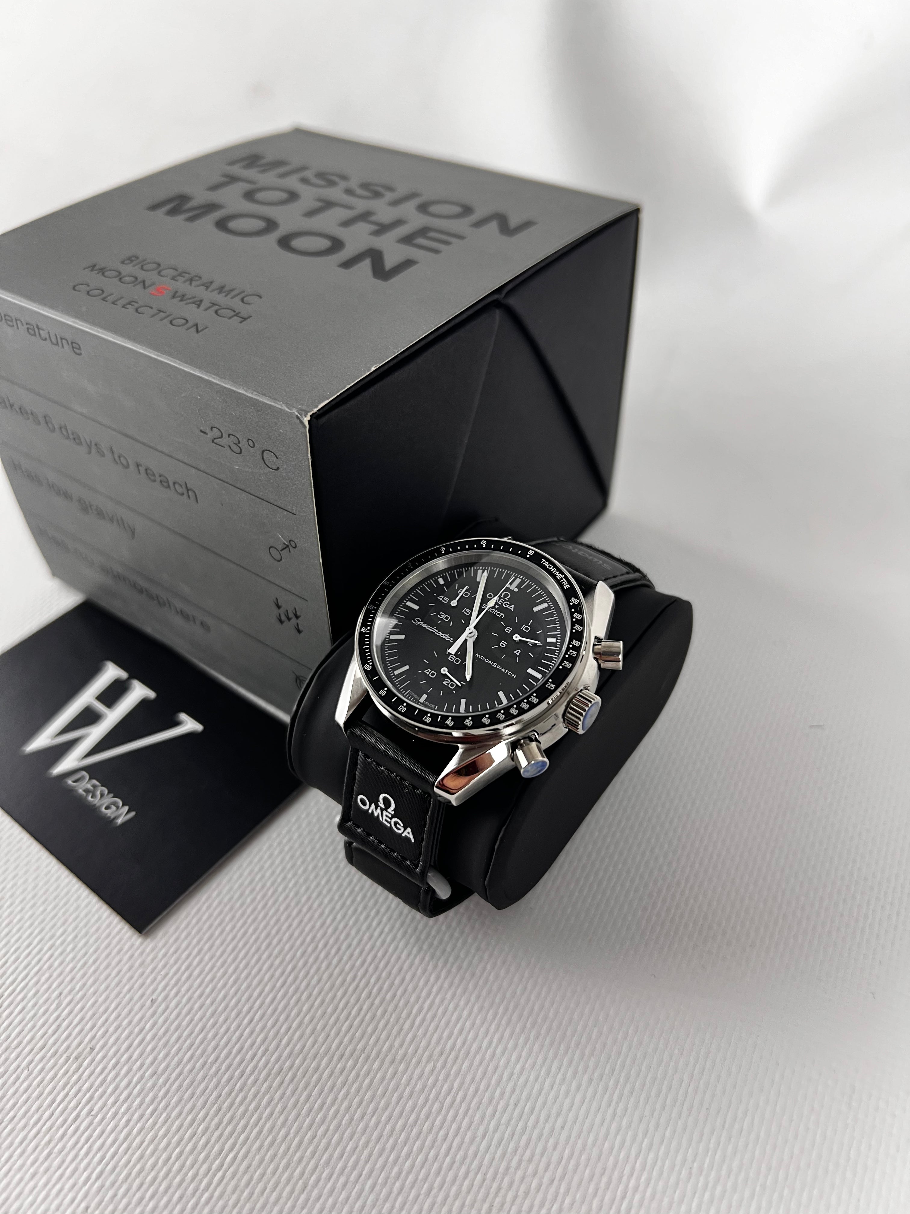 Omega x Swatch Mission to Moon Steel mod by HW Design