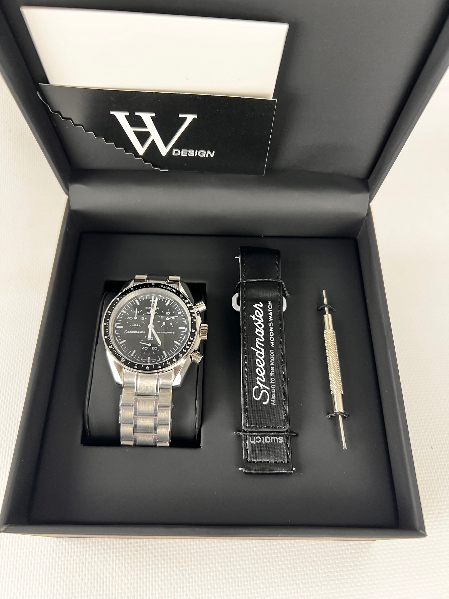 Omega x Swatch Mission to Moon Steel mod by HW Design