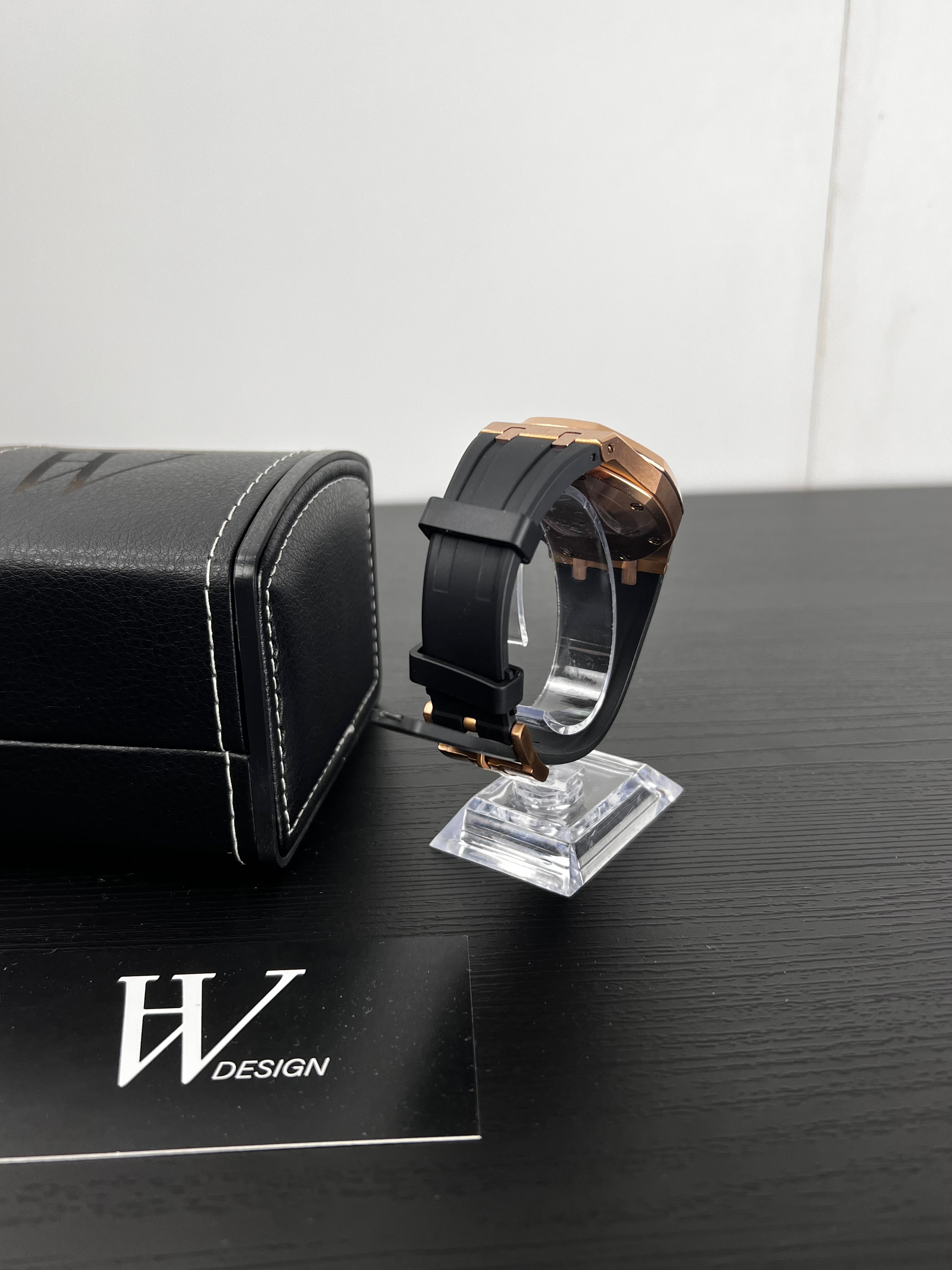 Royal Seikoak Chrono Rose Gold Black | HW Design