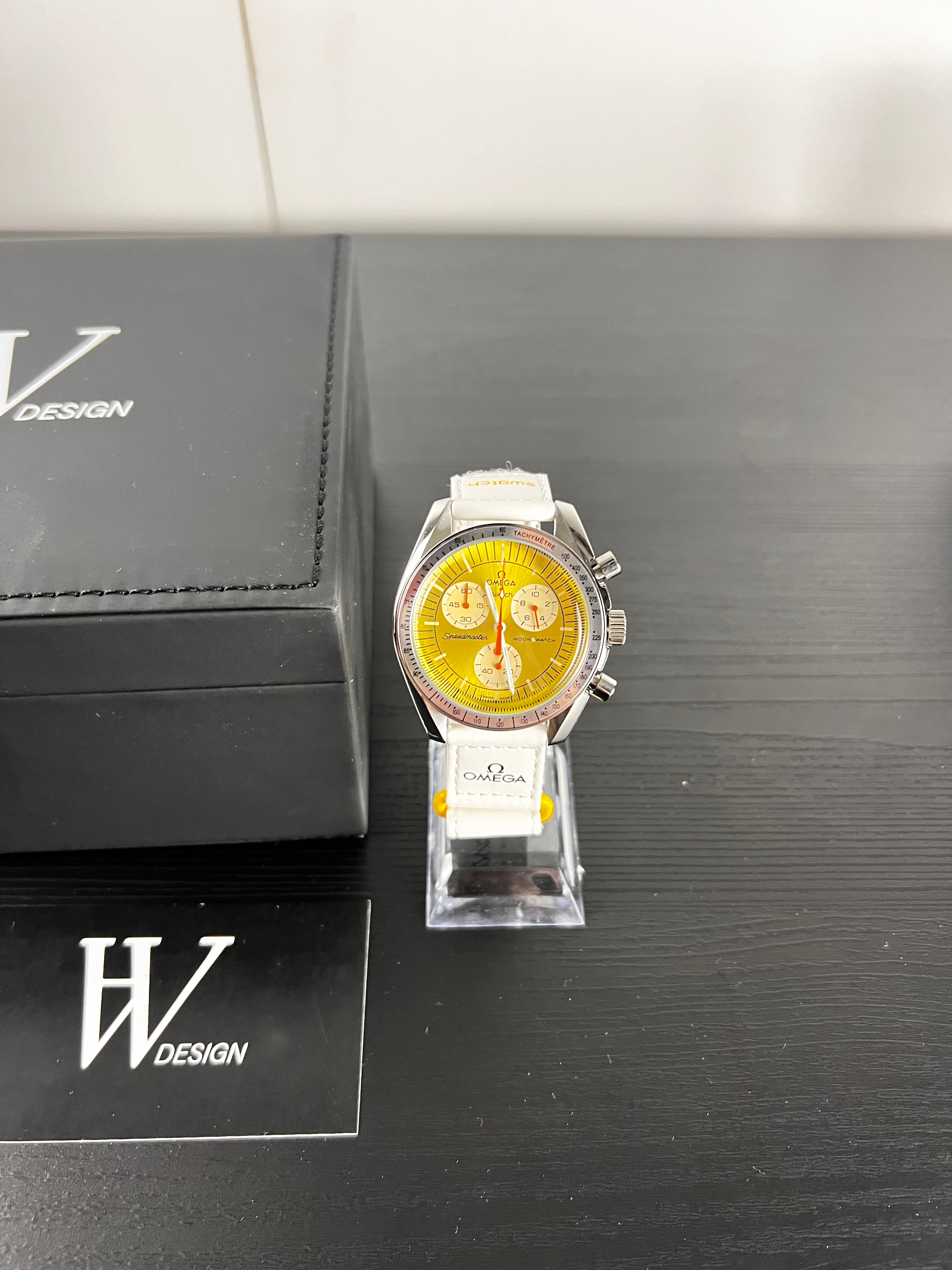 Omega x Swatch Mission to Sun Steel mod by HW Design