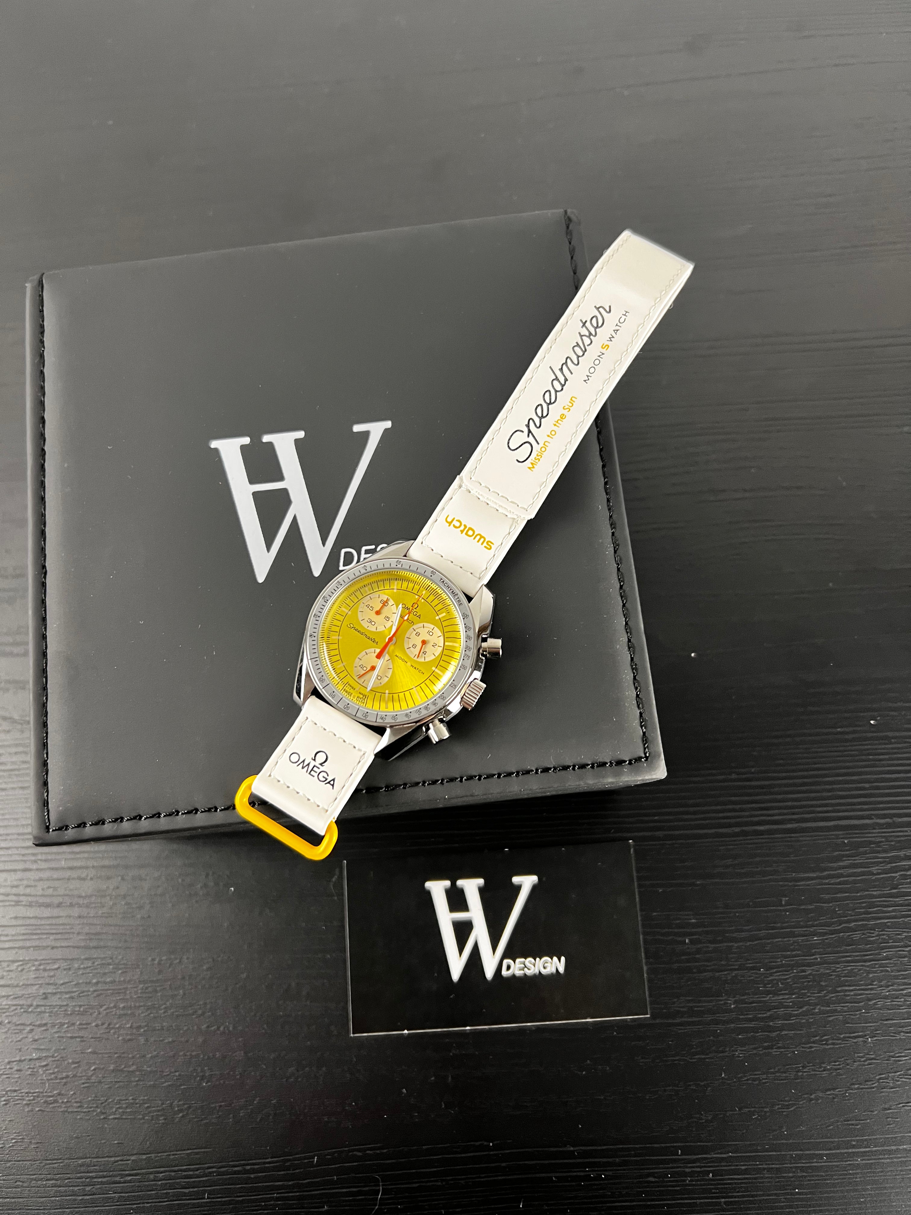 Omega x Swatch Mission to Sun Steel mod by HW Design