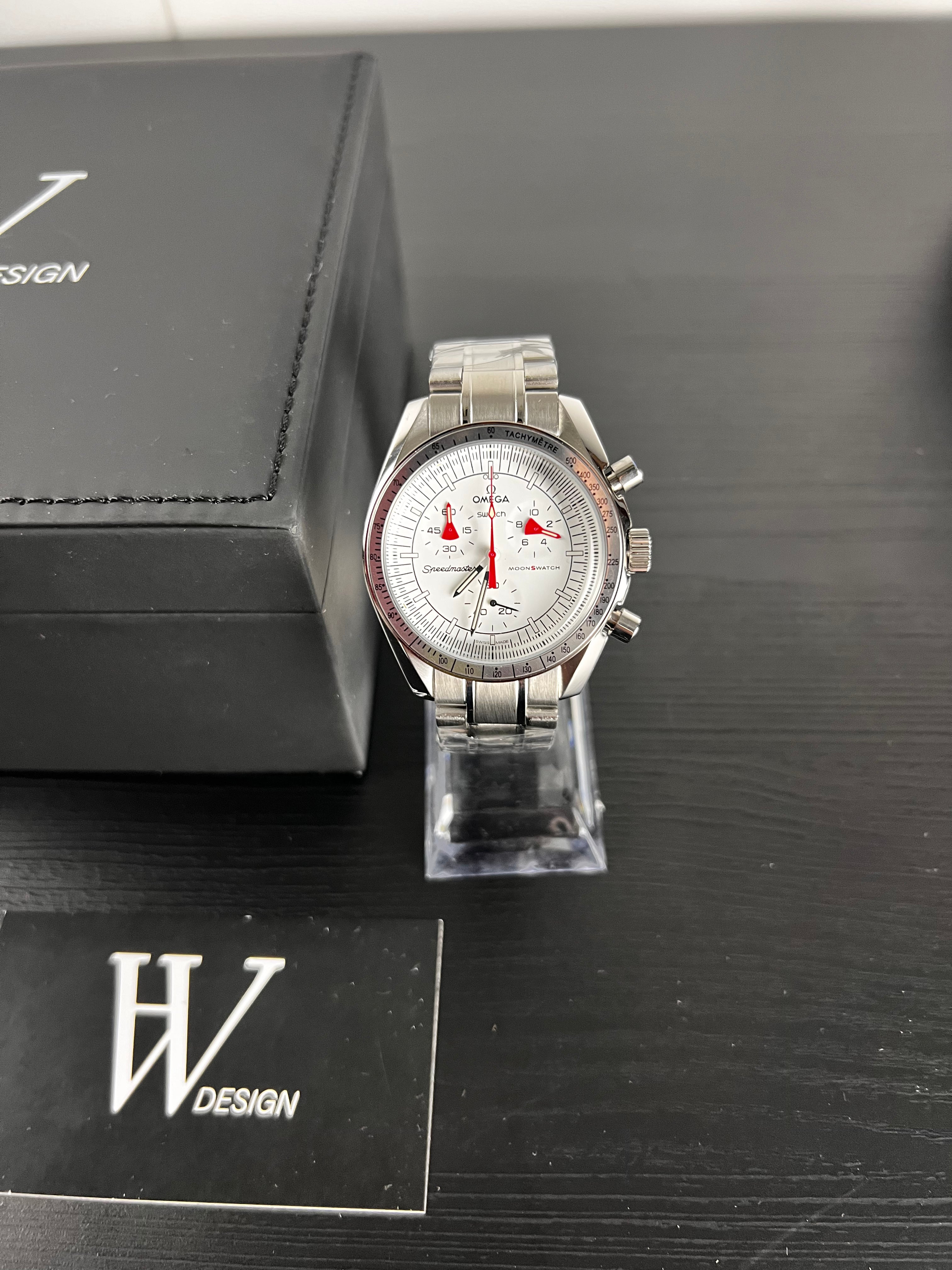 Omega x Swatch Mission to Mars Steel mod by HW Design