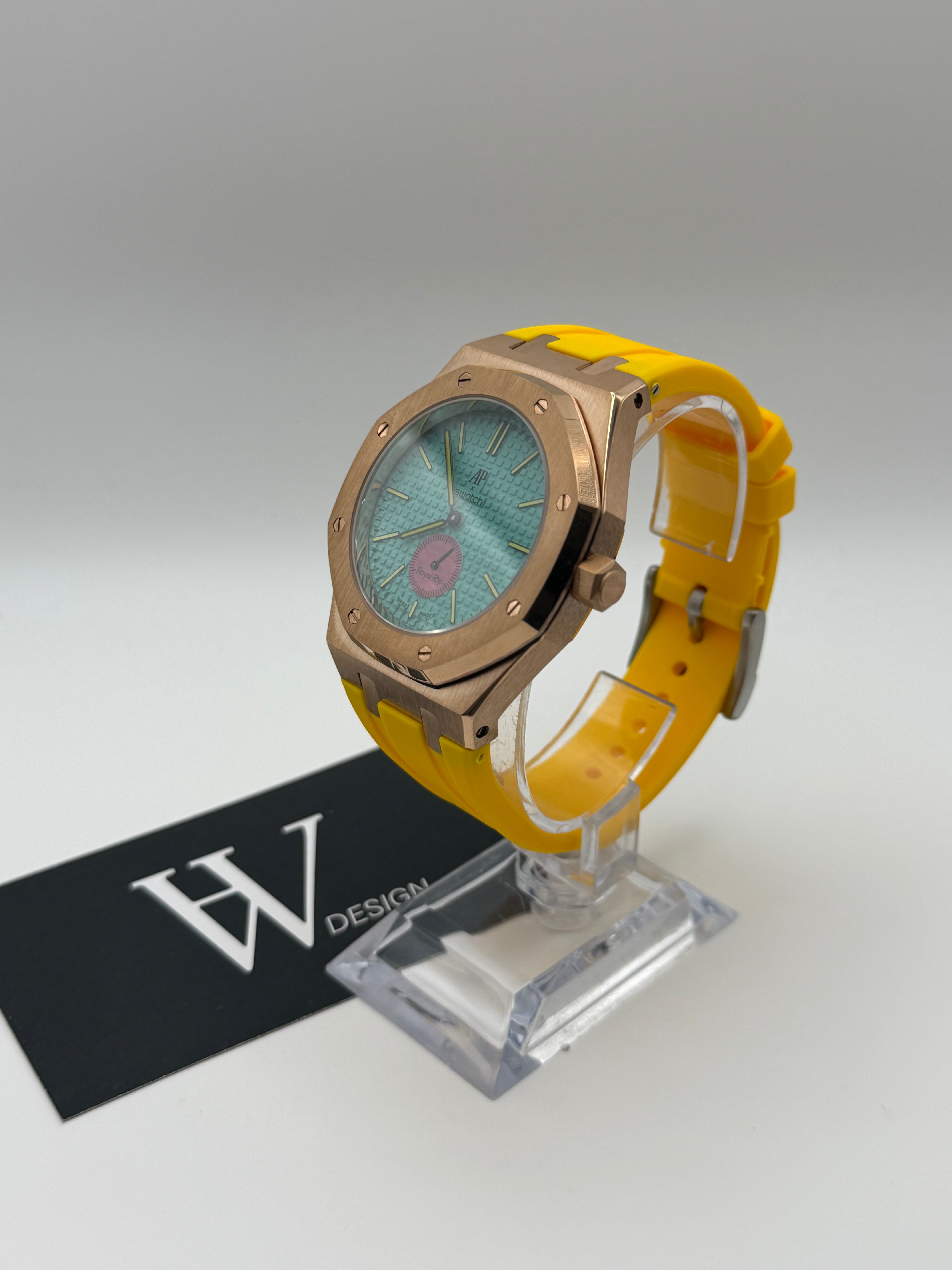 AP x Swatch Royal Pop Otg Roz mod by HW Design