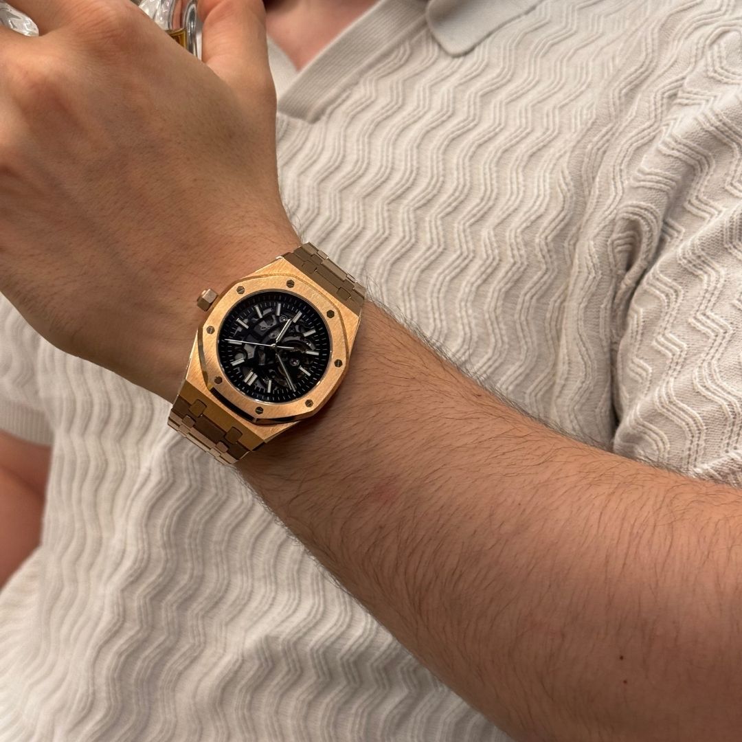 Royal Seikoak Rose Gold Skeleton | HW Design