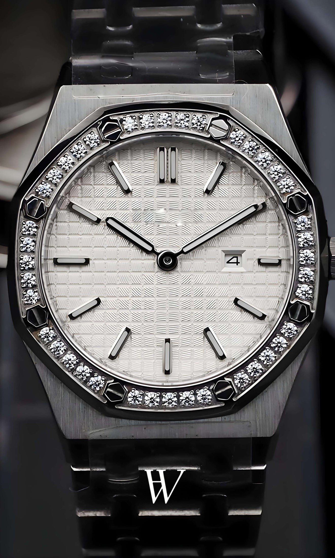 Lady Royal Seikoak Iced White
