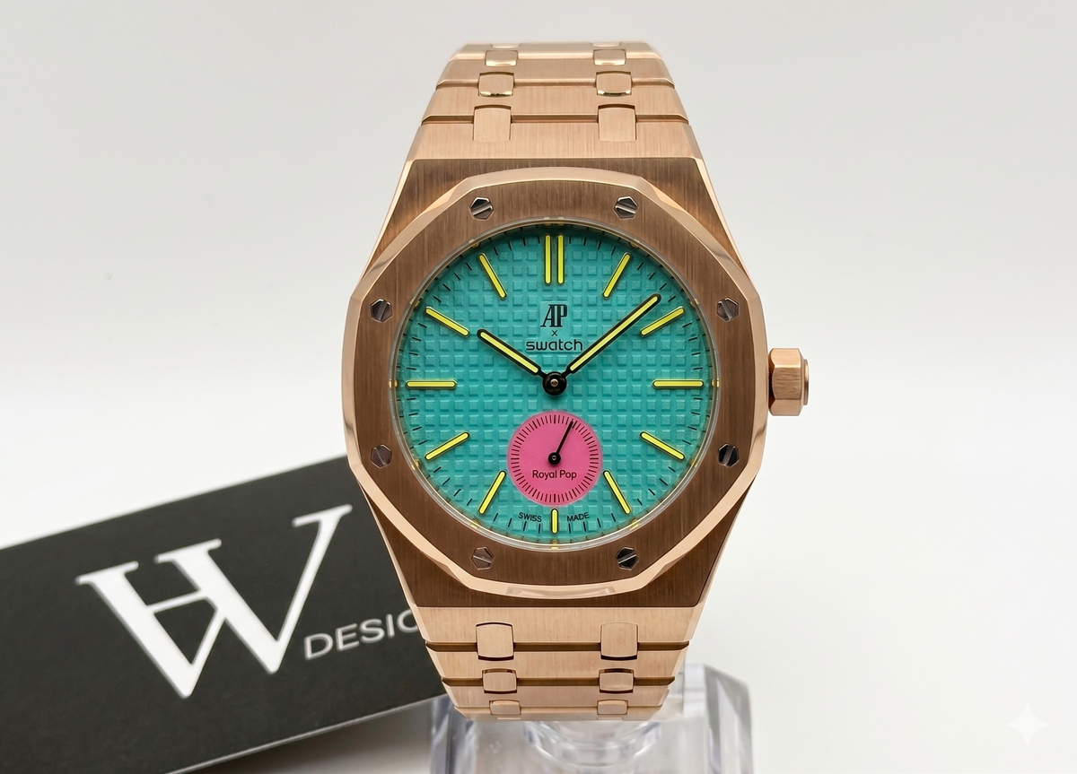 AP x Swatch Royal Pop Otg Roz mod by HW Design