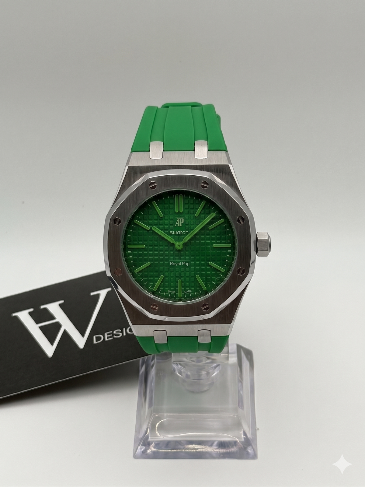 AP x Swatch Royal Pop Green Eight mod by HW Design