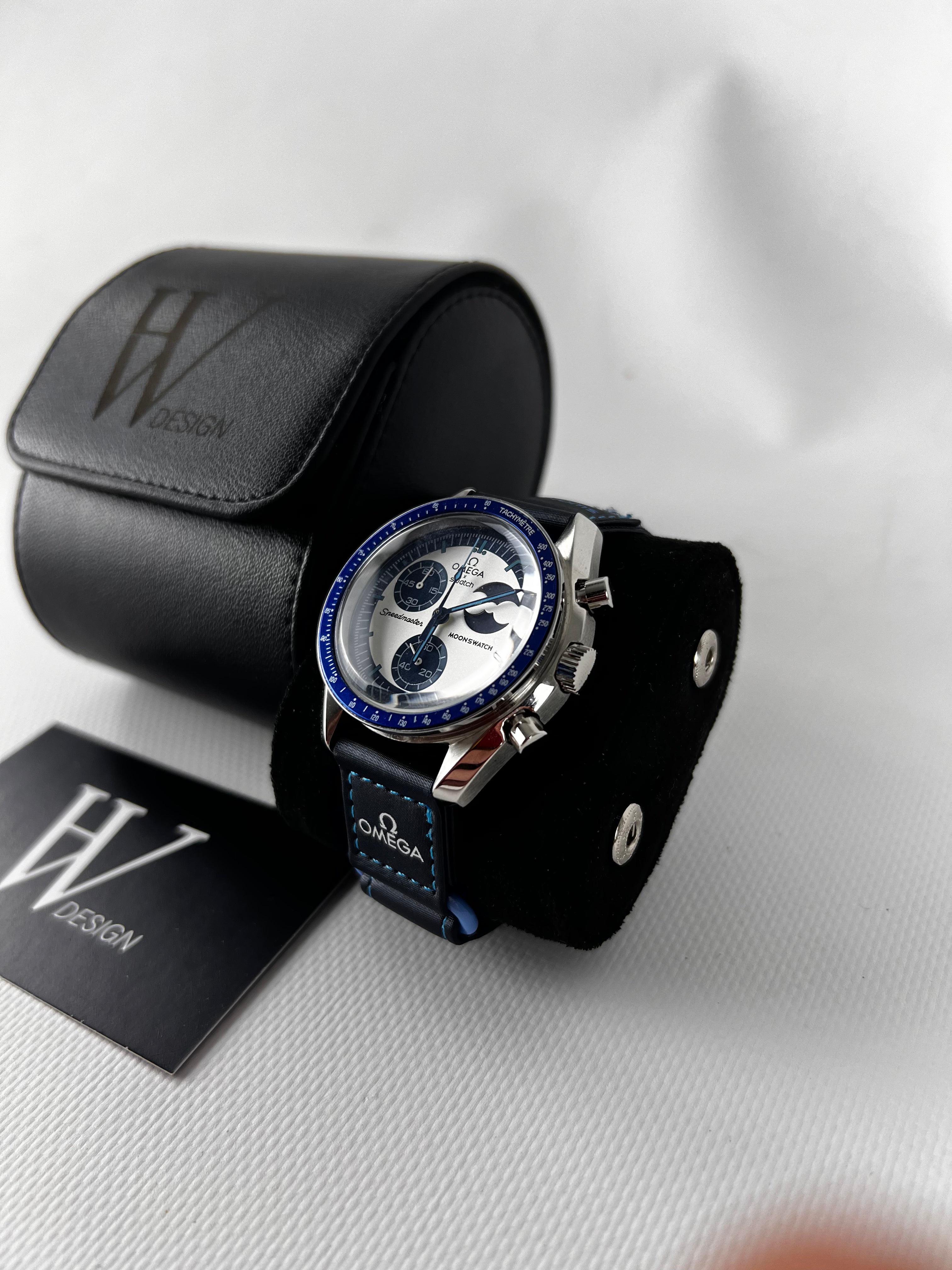 Omega x Swatch Mission to The Super Blue MoonPhase Steel mod by HW Design