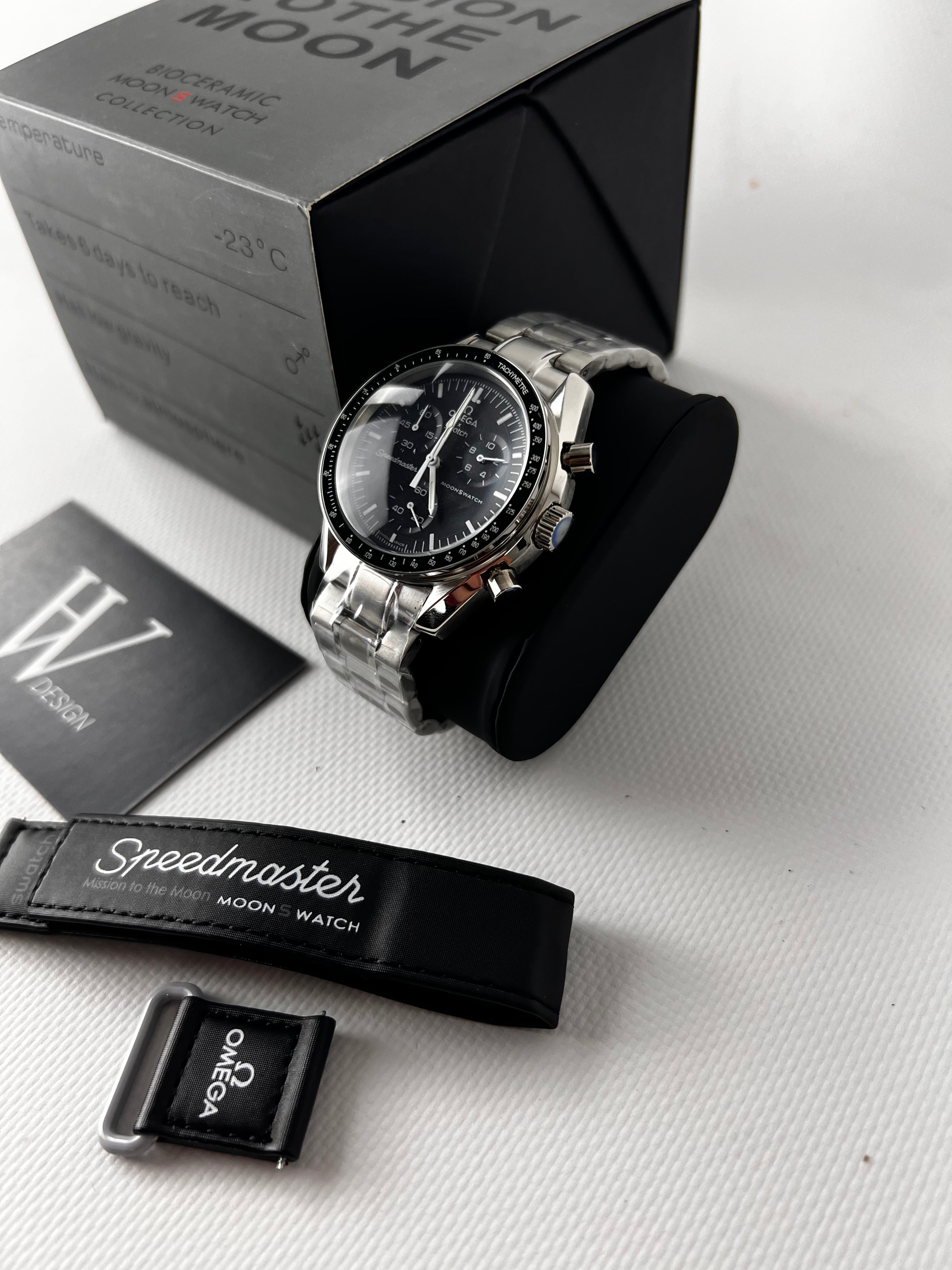 Omega x Swatch Mission to Moon Steel mod by HW Design