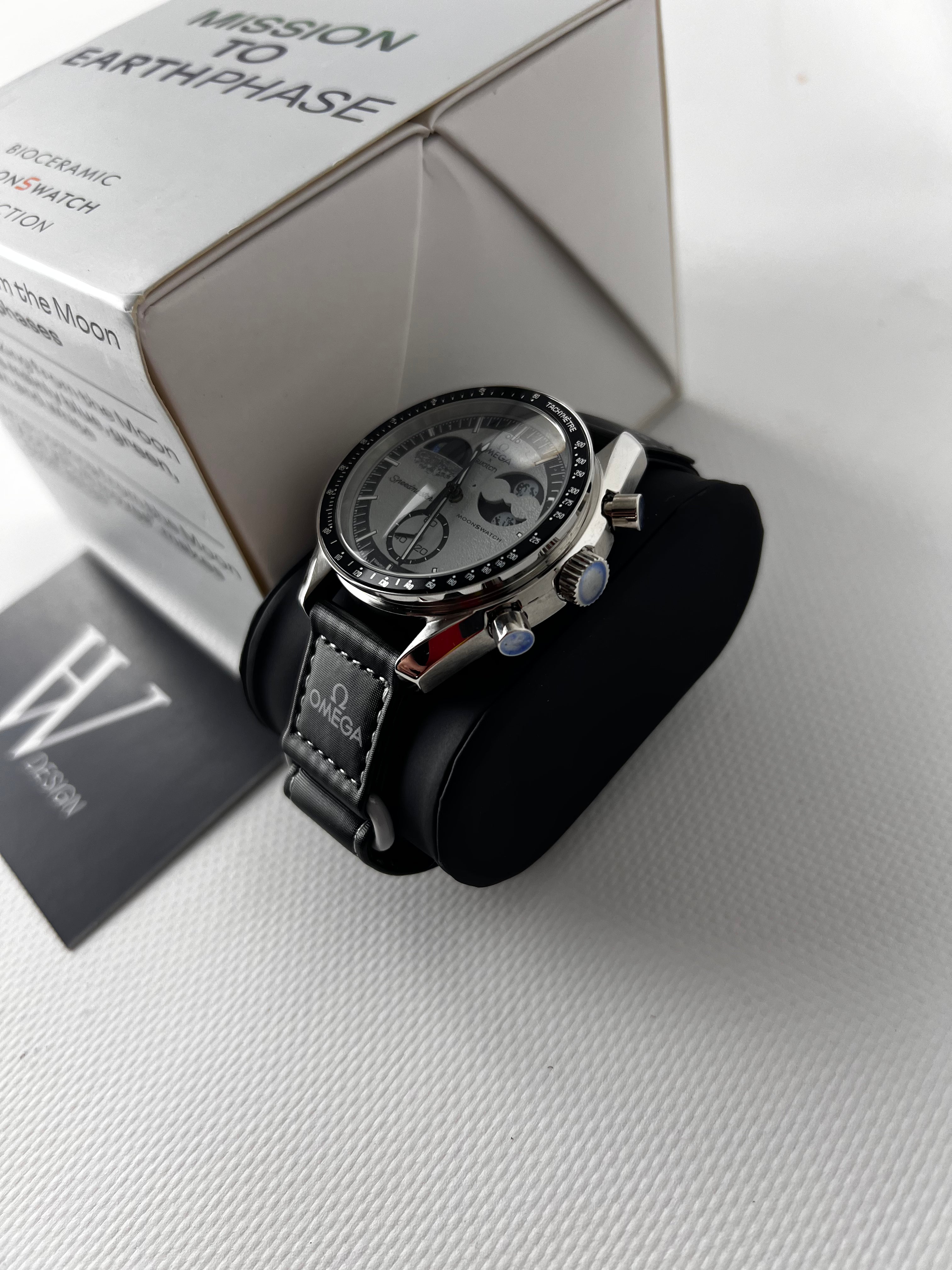 Omega x Swatch Mission to The EarthPhase Steel mod by HW Design