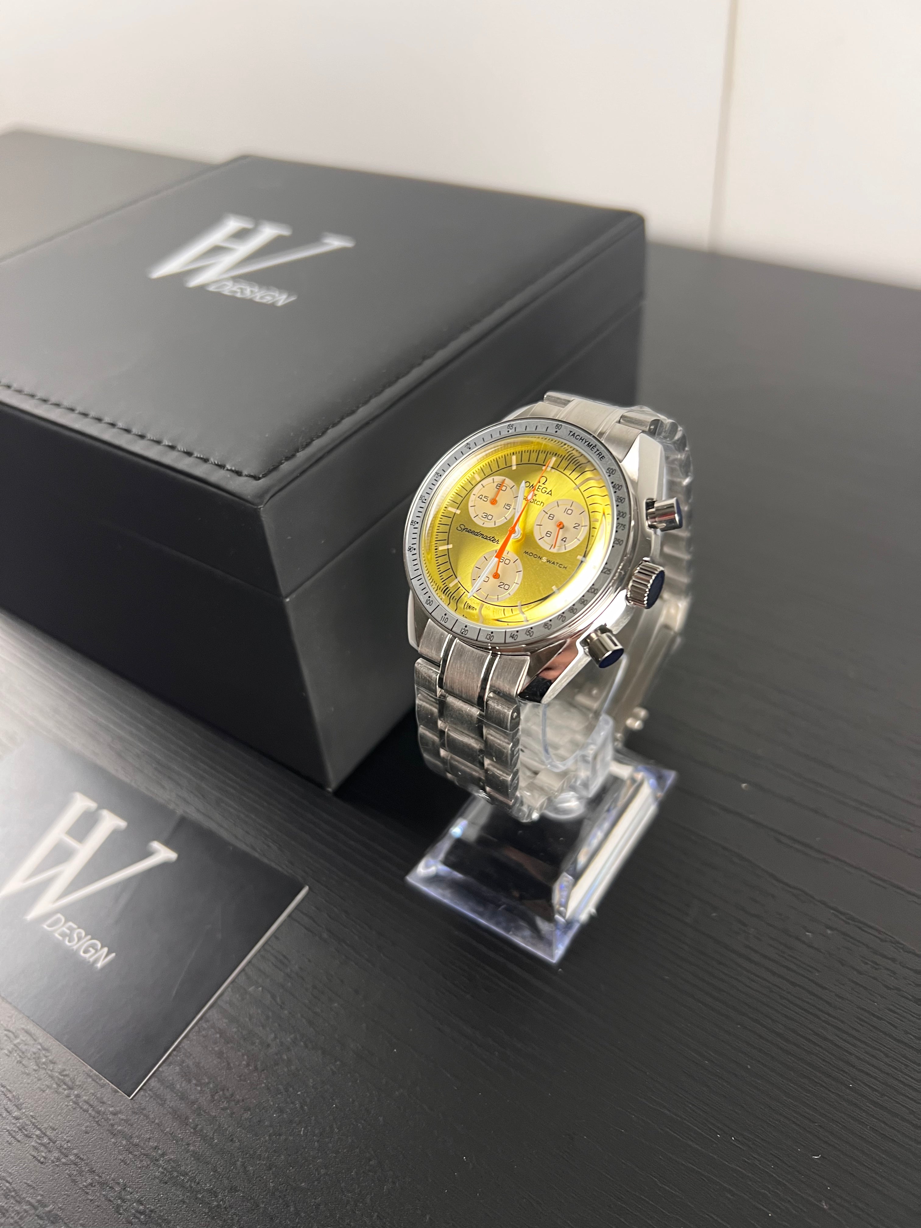 Omega x Swatch Mission to Sun Steel mod by HW Design