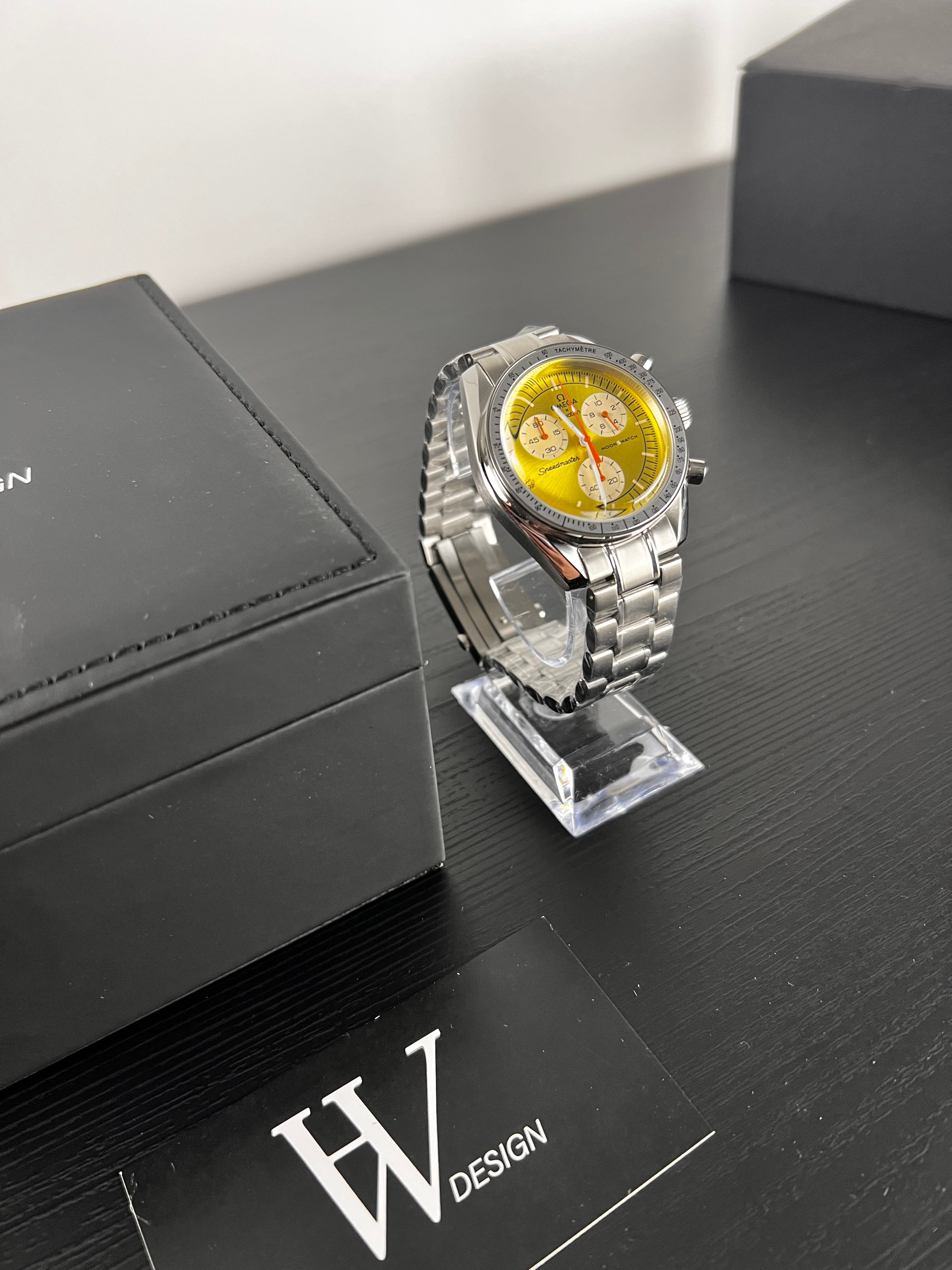 Omega x Swatch Mission to Sun Steel mod by HW Design