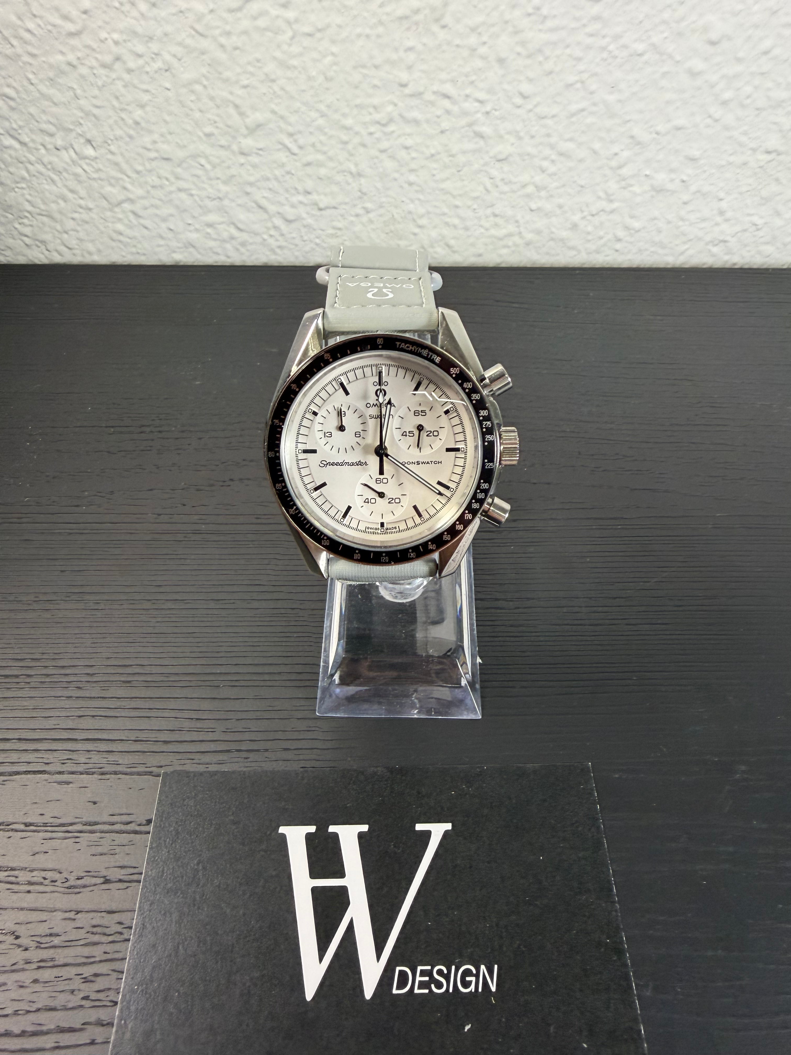 Omega x Swatch Mission to Earth 1965 Steel mod by HW Design