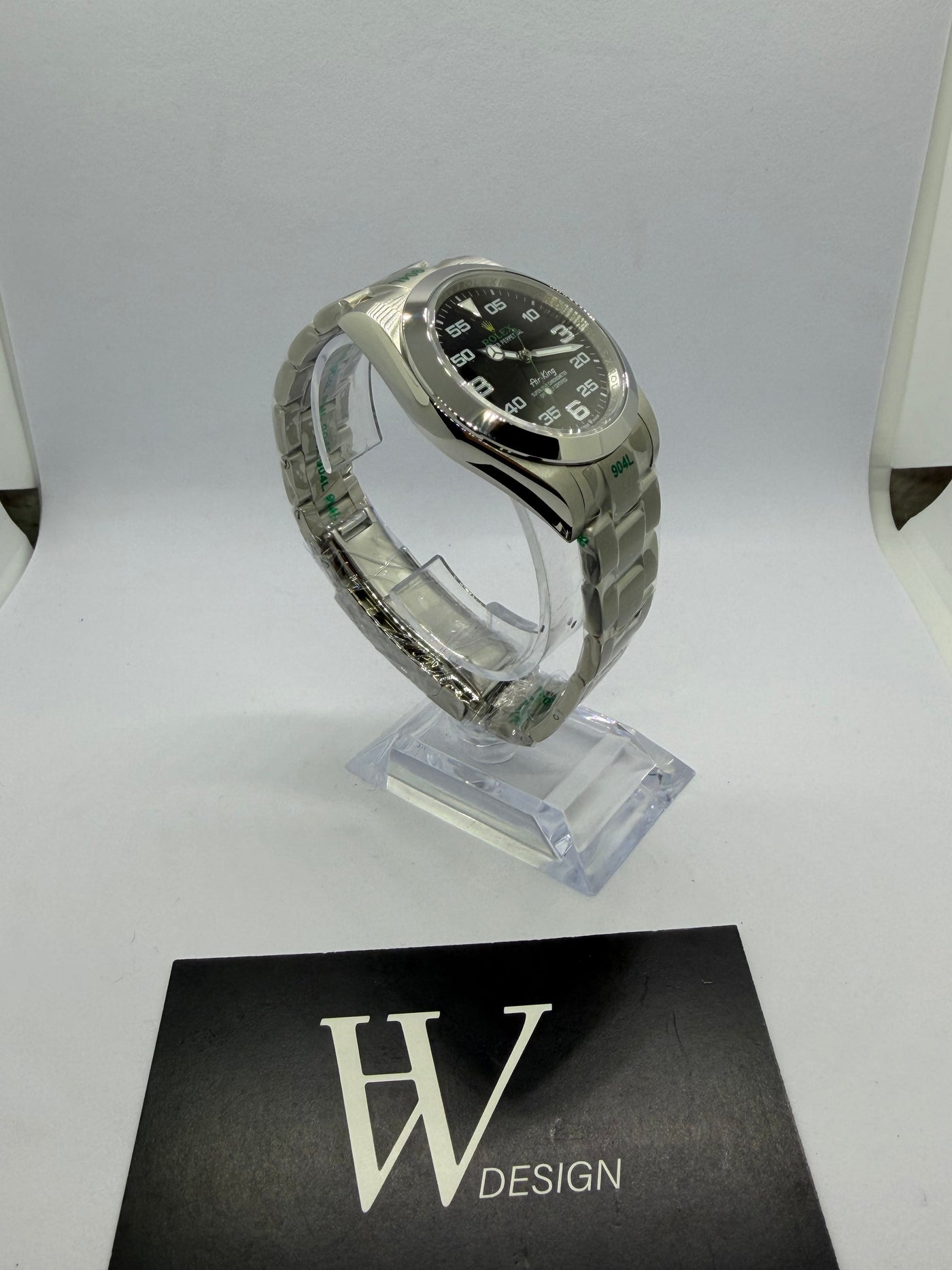 Oystko Airking de HW Design, reloj de vestir de 36 o 39 mm con caja de acero 316L y cristal de zafiro