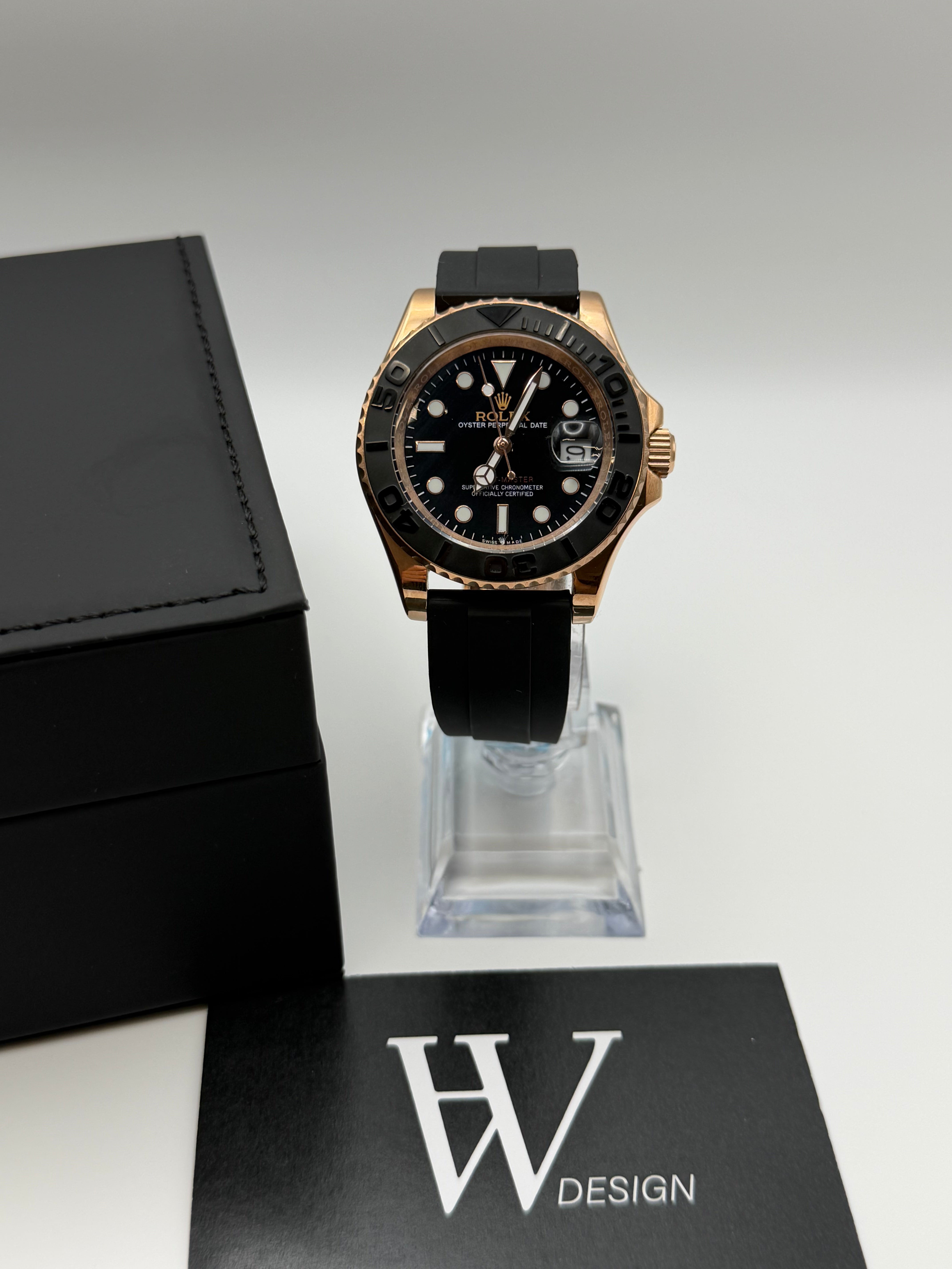 Seikmariner Yatch Master Black - Rose Gold | HW Design