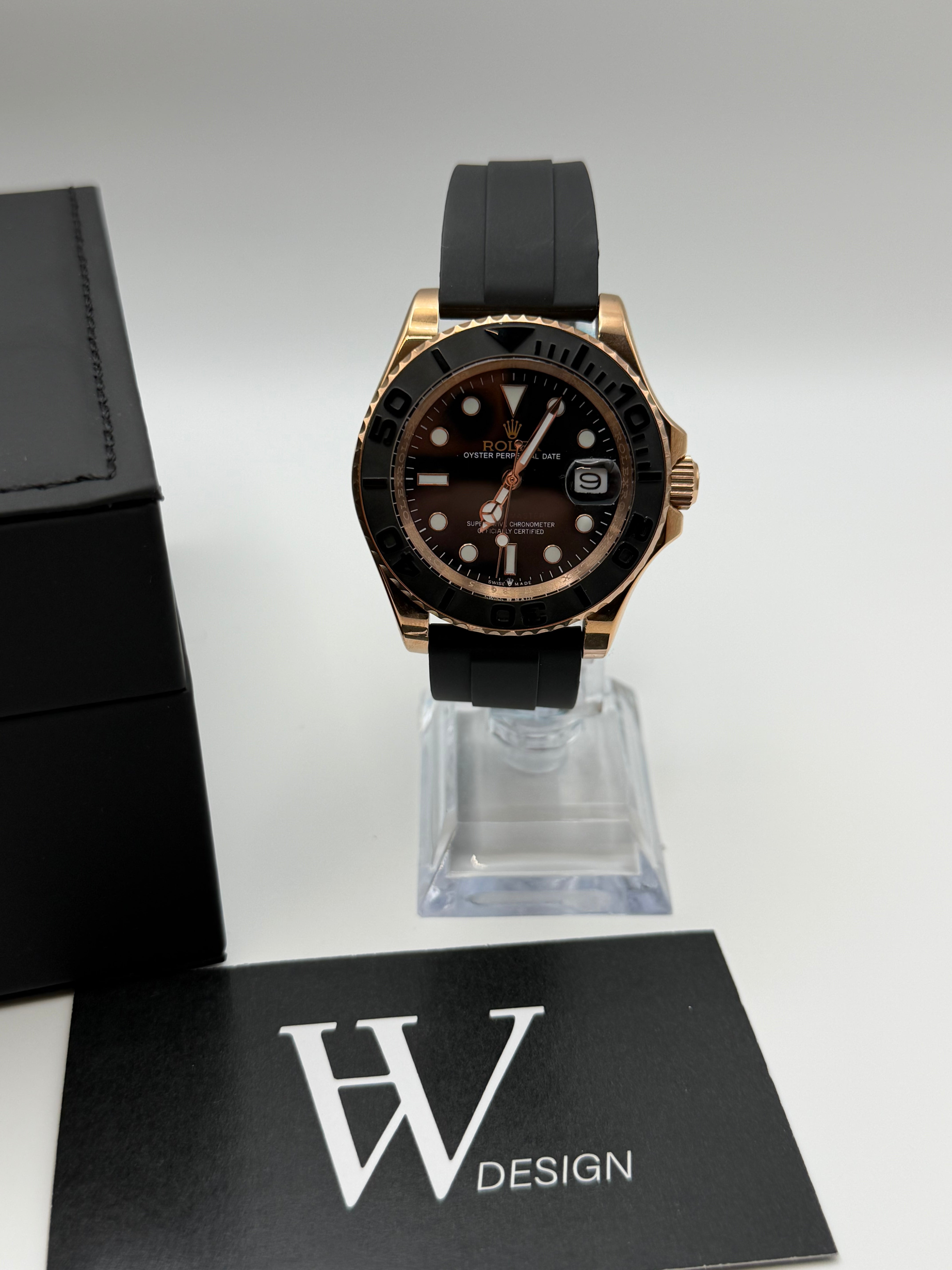 Seikmariner Yatch Master Black - Rose Gold | HW Design