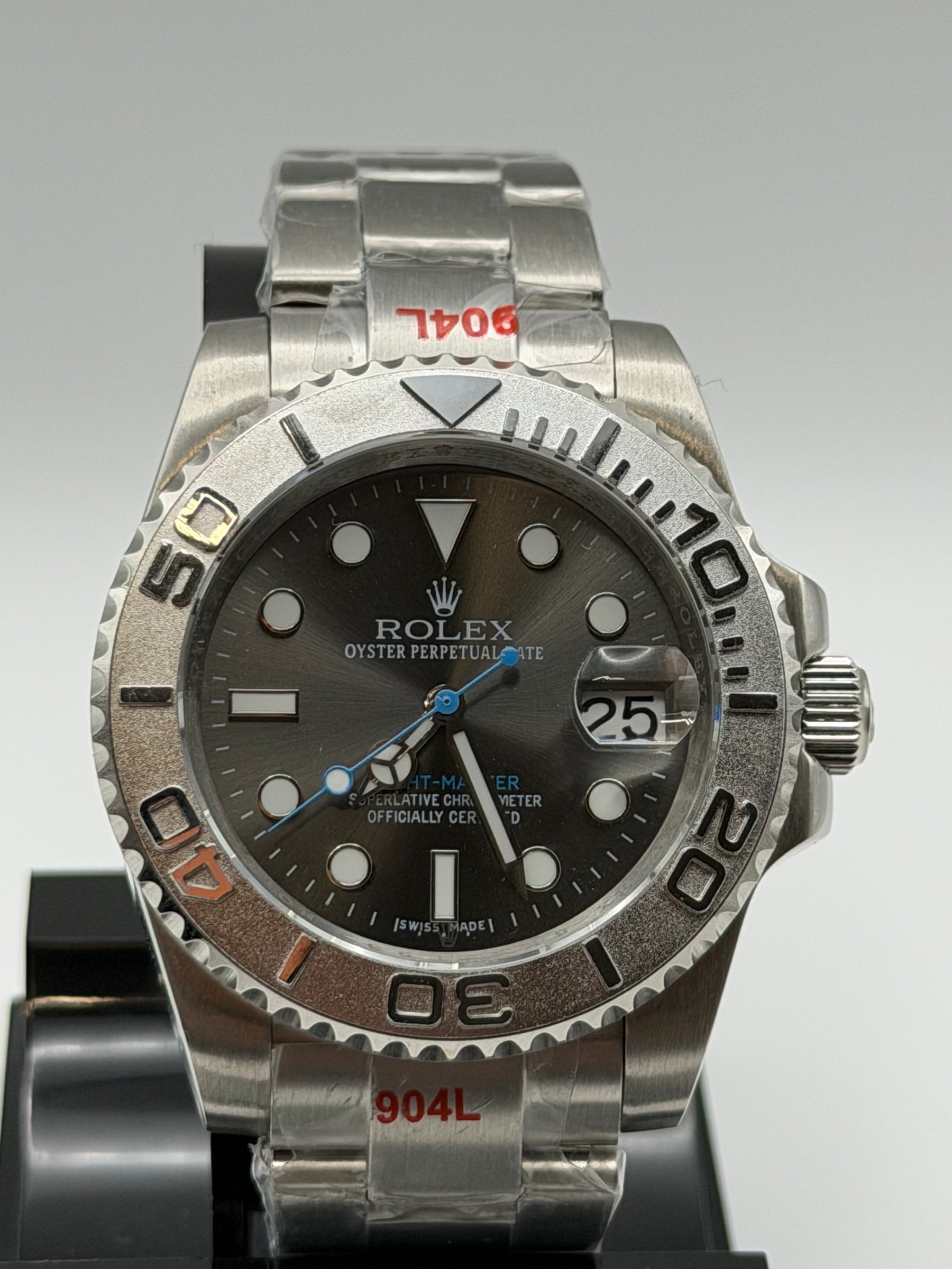 Seikmariner Yatch Master Silver de HW Design, reloj diver de 40 mm con esfera plateada, caja de acero 904L y cristal de zafiro
