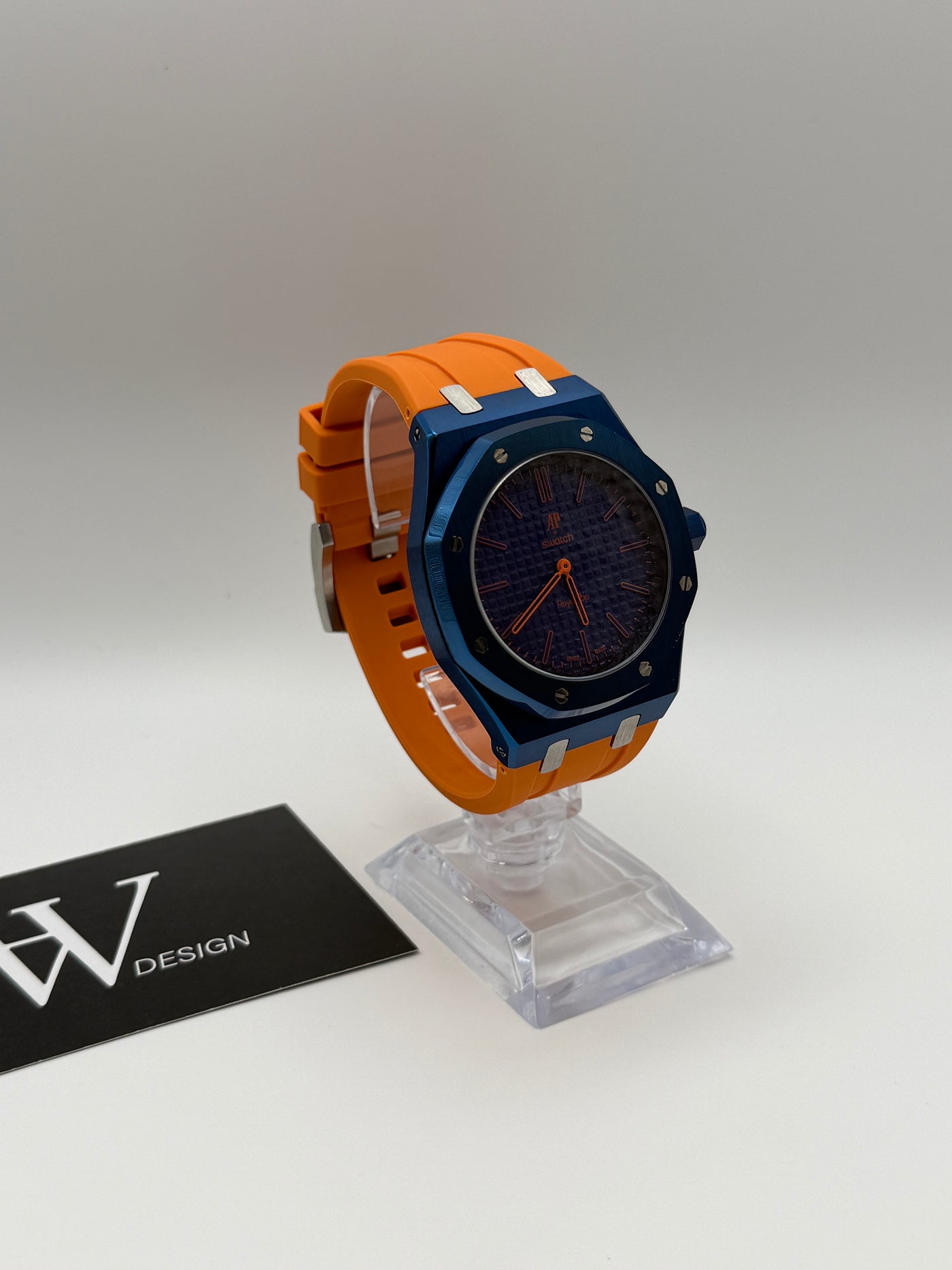 AP x Swatch Royal Pop Orenji Hachi mod by HW Design
