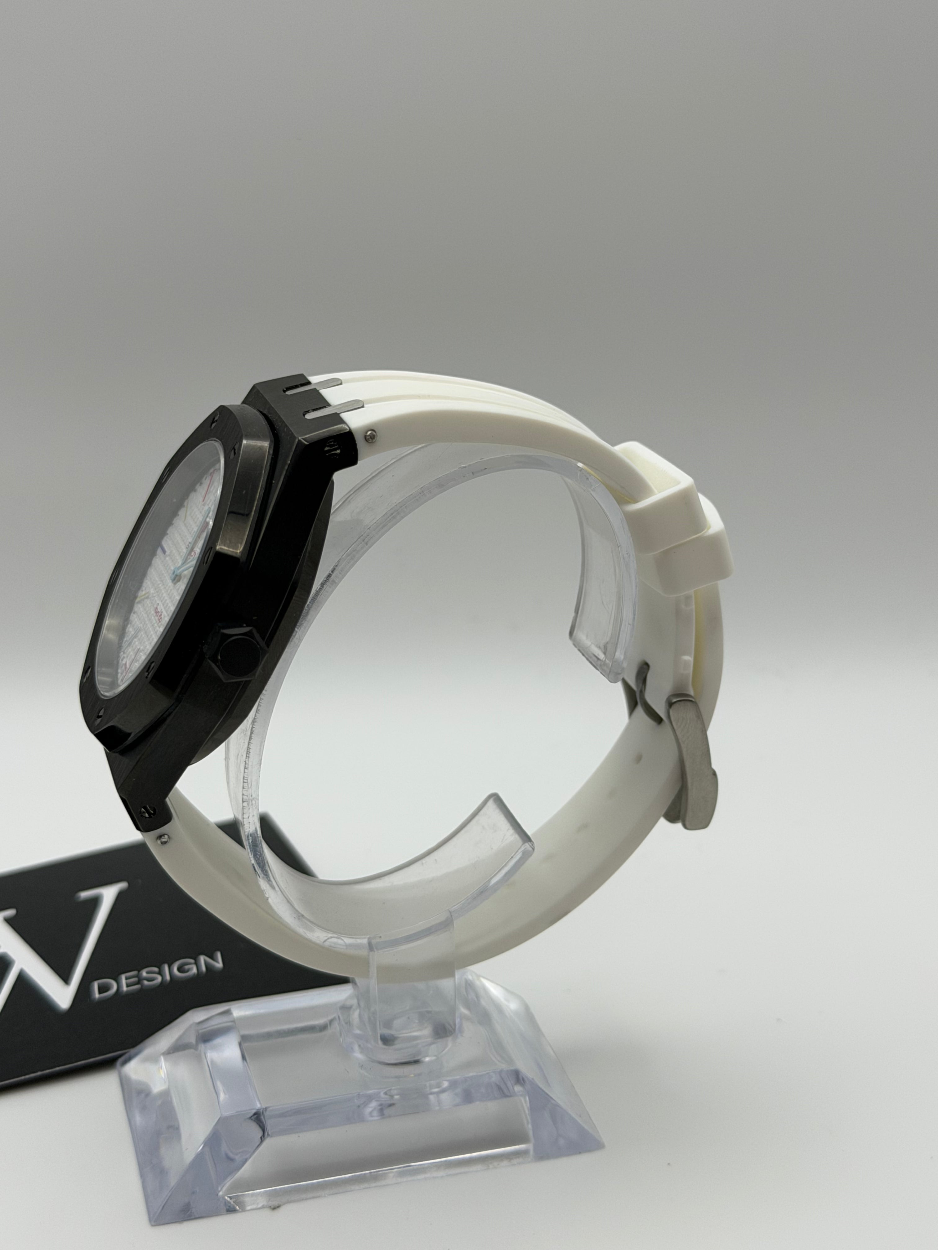 AP x Swatch Royal Pop Huit Blanc mod by HW Design