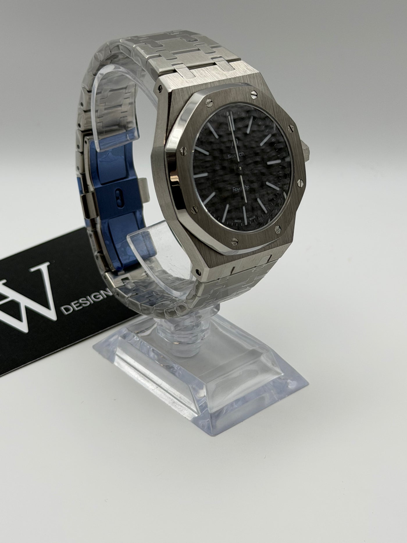 AP x Swatch Royal Pop Ocho Negro mod by HW Design