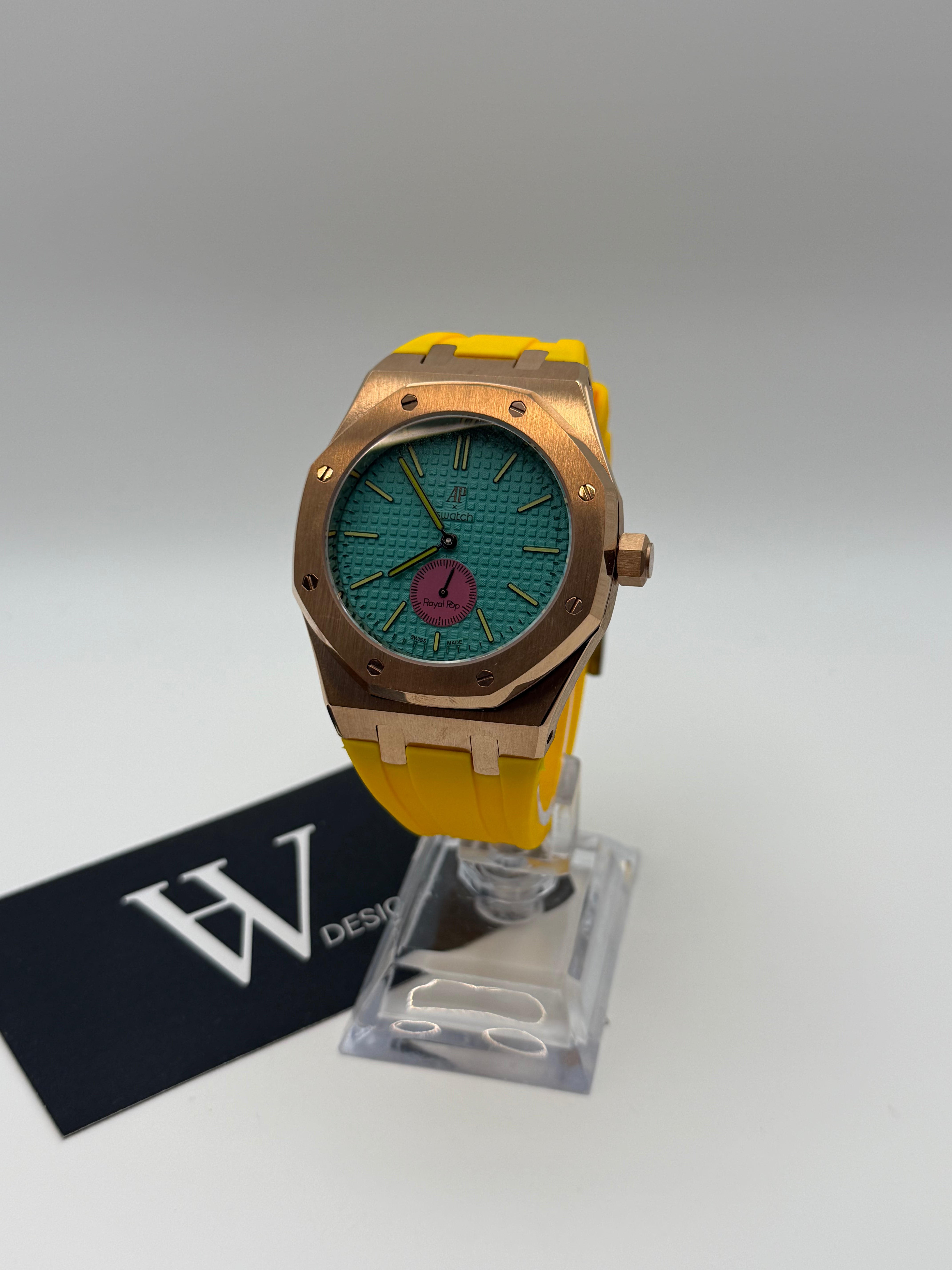 AP x Swatch Royal Pop Otg Roz mod by HW Design