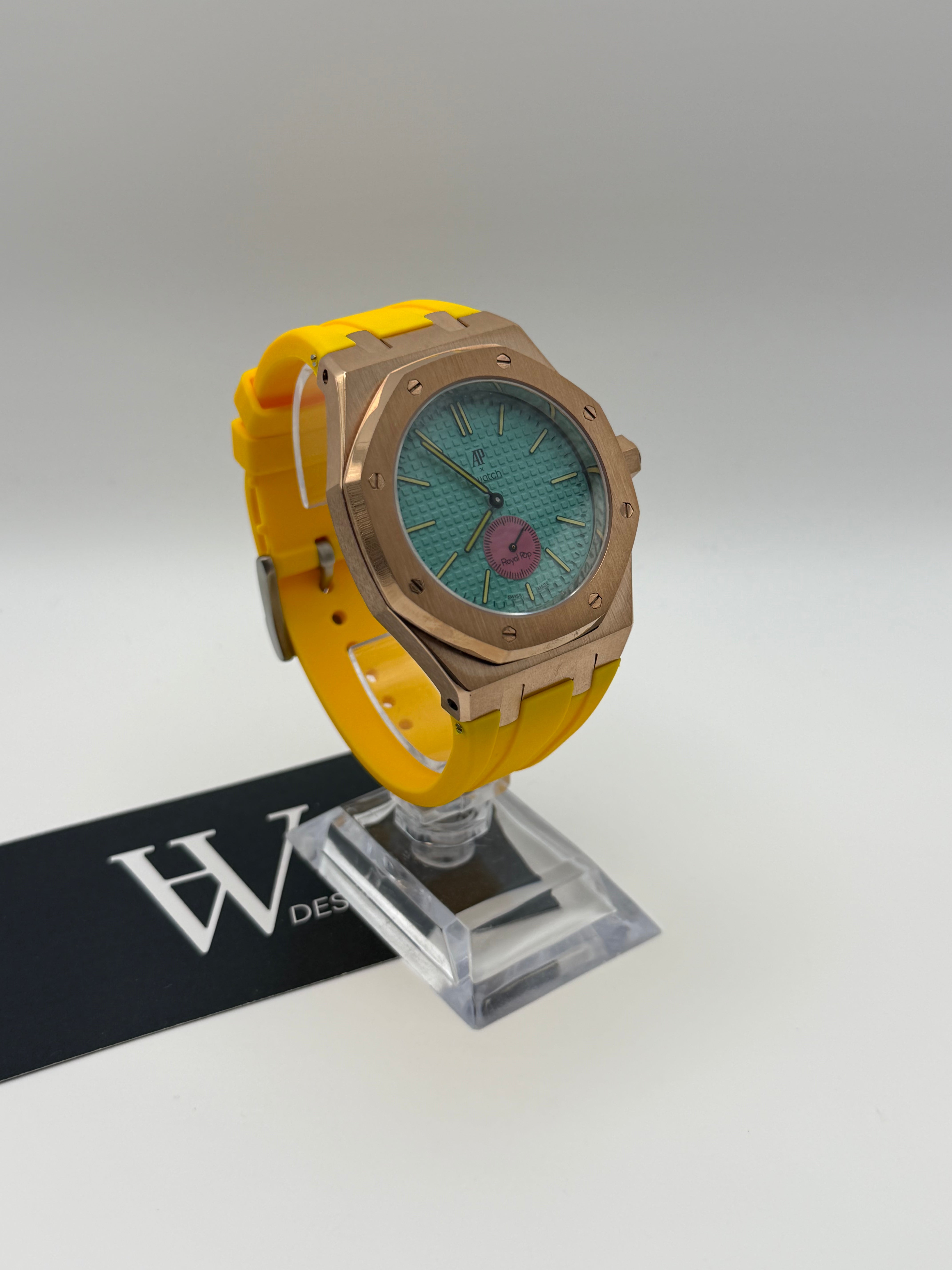AP x Swatch Royal Pop Otg Roz mod by HW Design