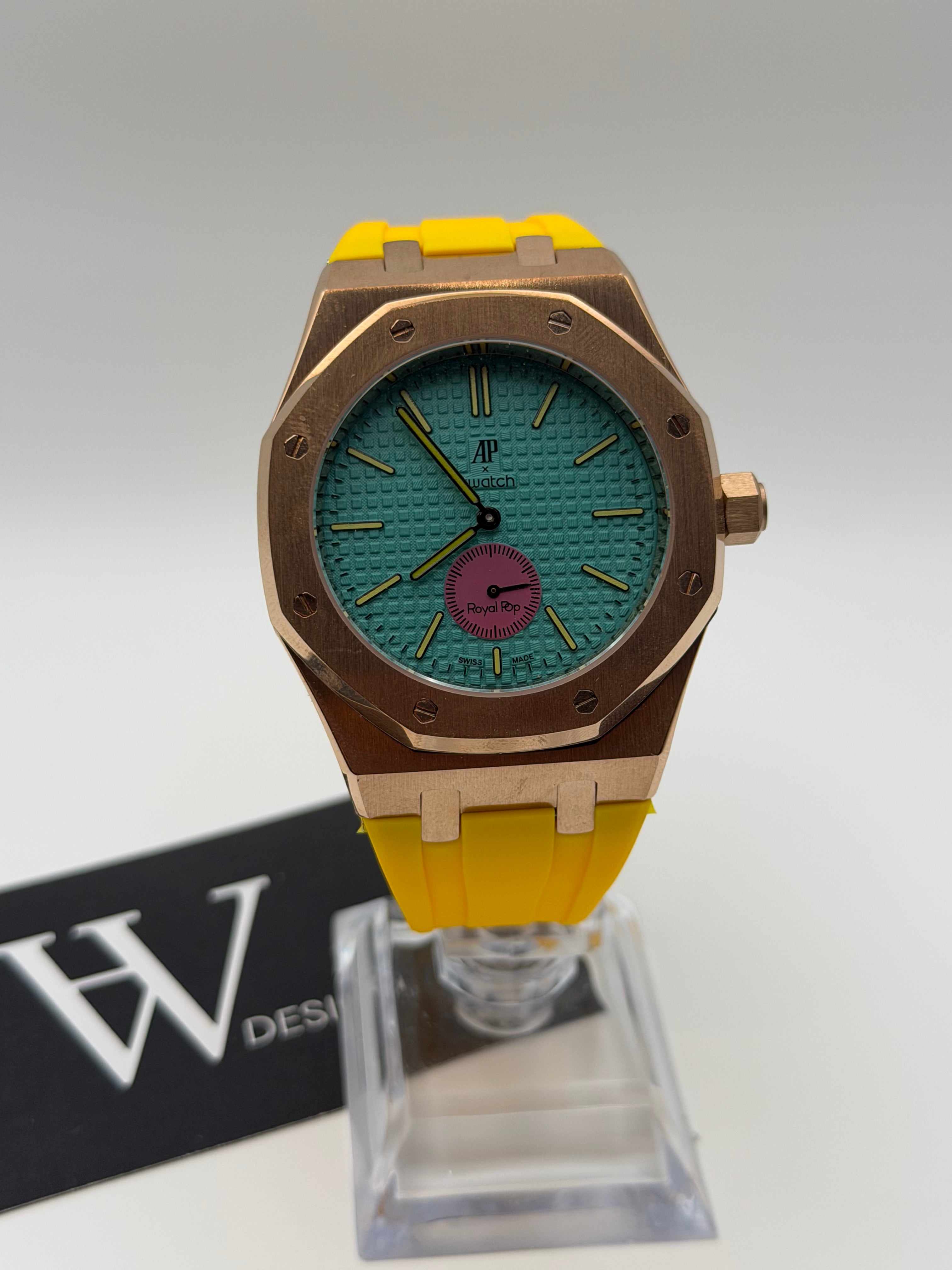 AP x Swatch Royal Pop Otg Roz mod by HW Design