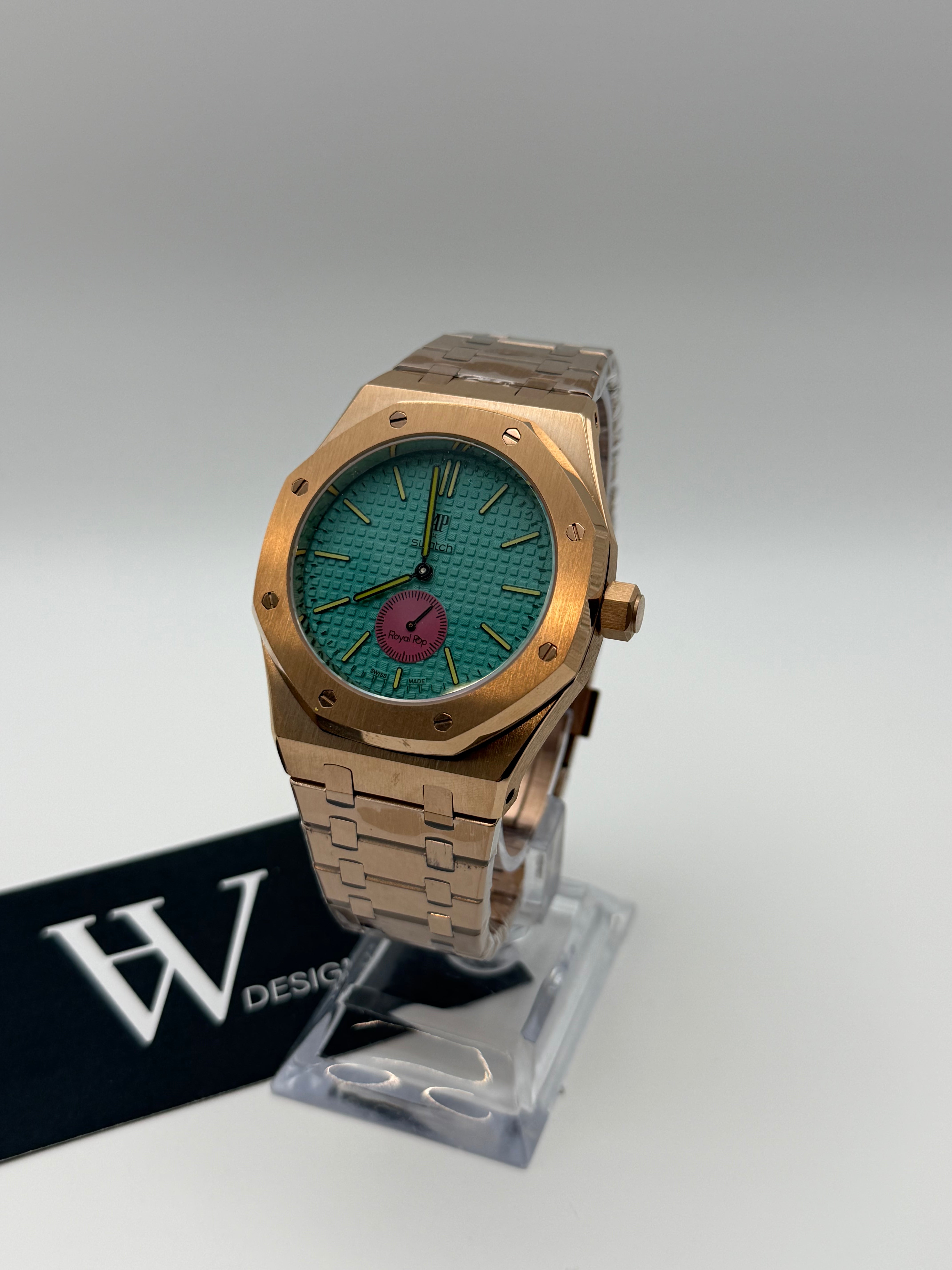AP x Swatch Royal Pop Otg Roz mod by HW Design