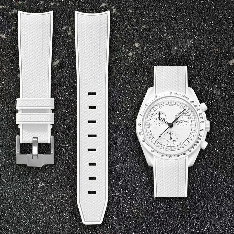 Correa de goma Omega x Swatch moonswatch