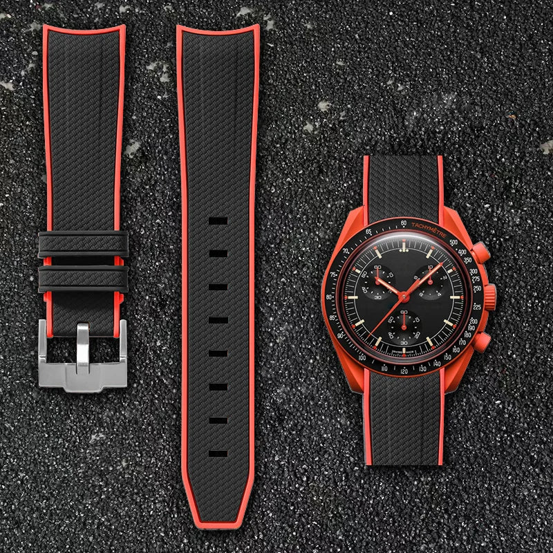 Correa de goma Omega x Swatch moonswatch