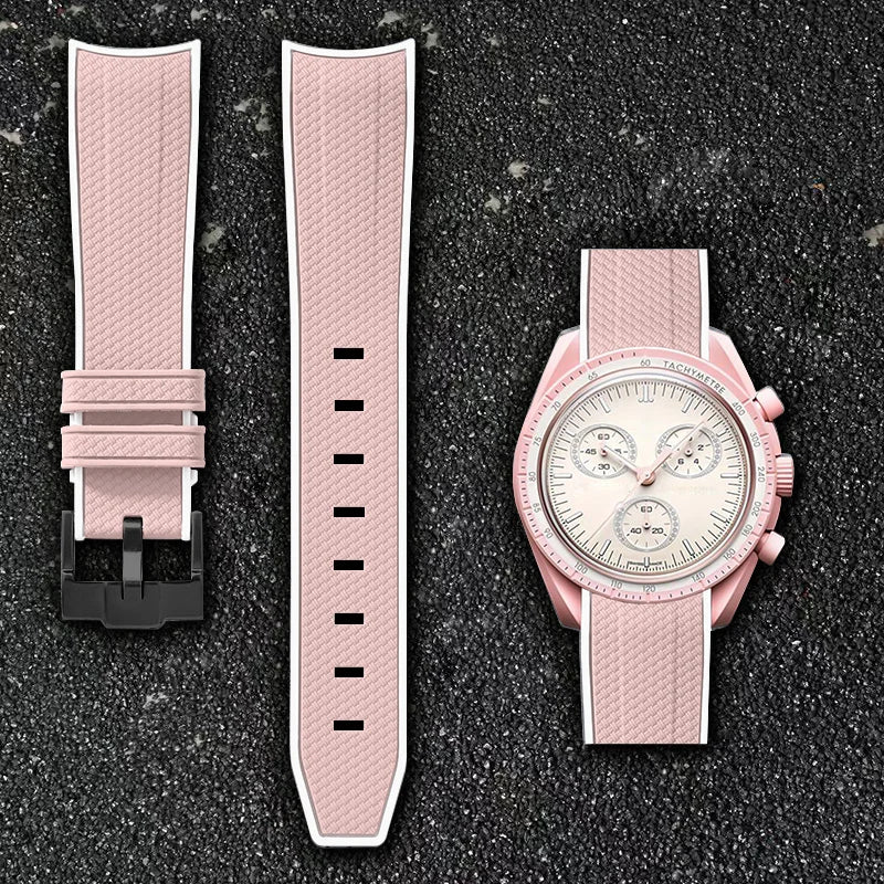 Correa de goma Omega x Swatch moonswatch
