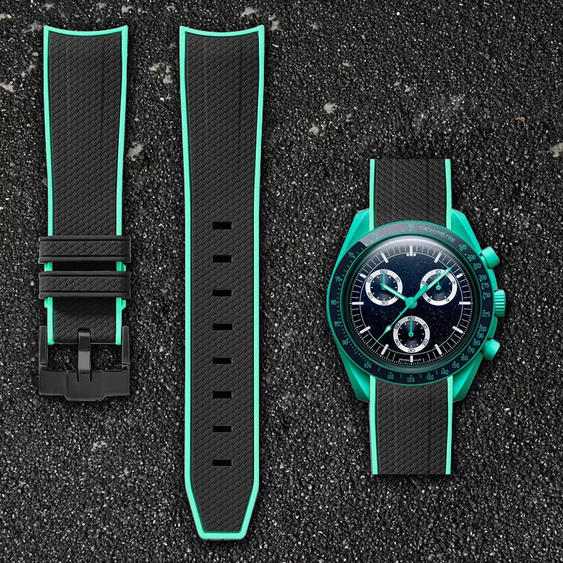Correa de goma Omega x Swatch moonswatch