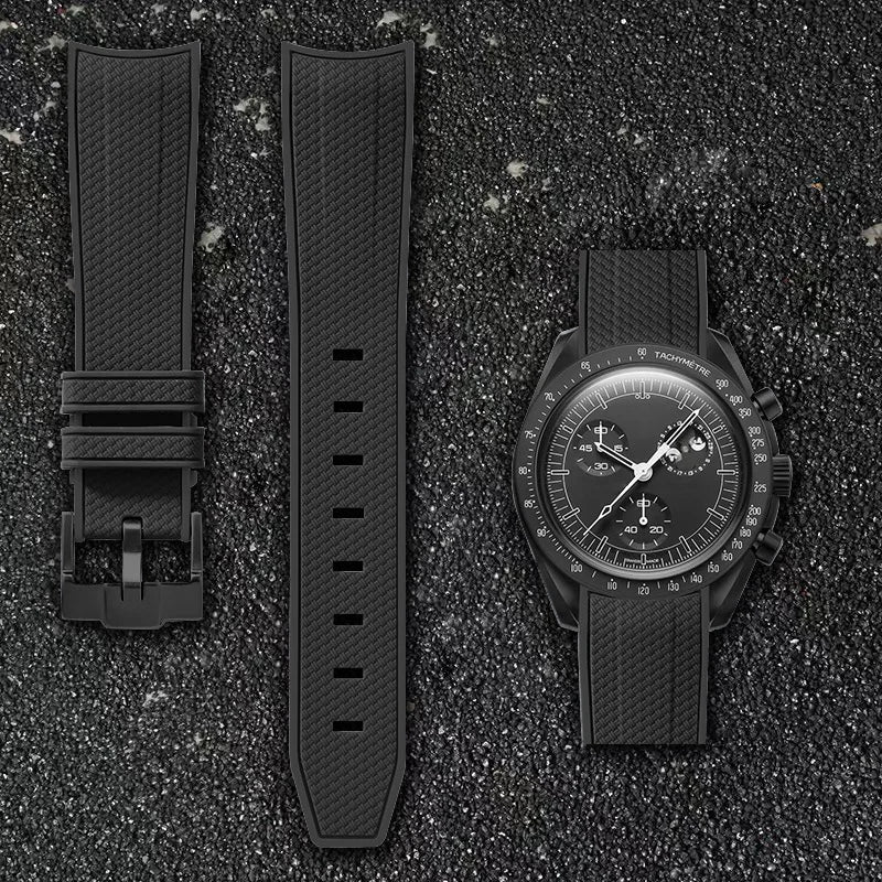 Correa de goma Omega x Swatch moonswatch