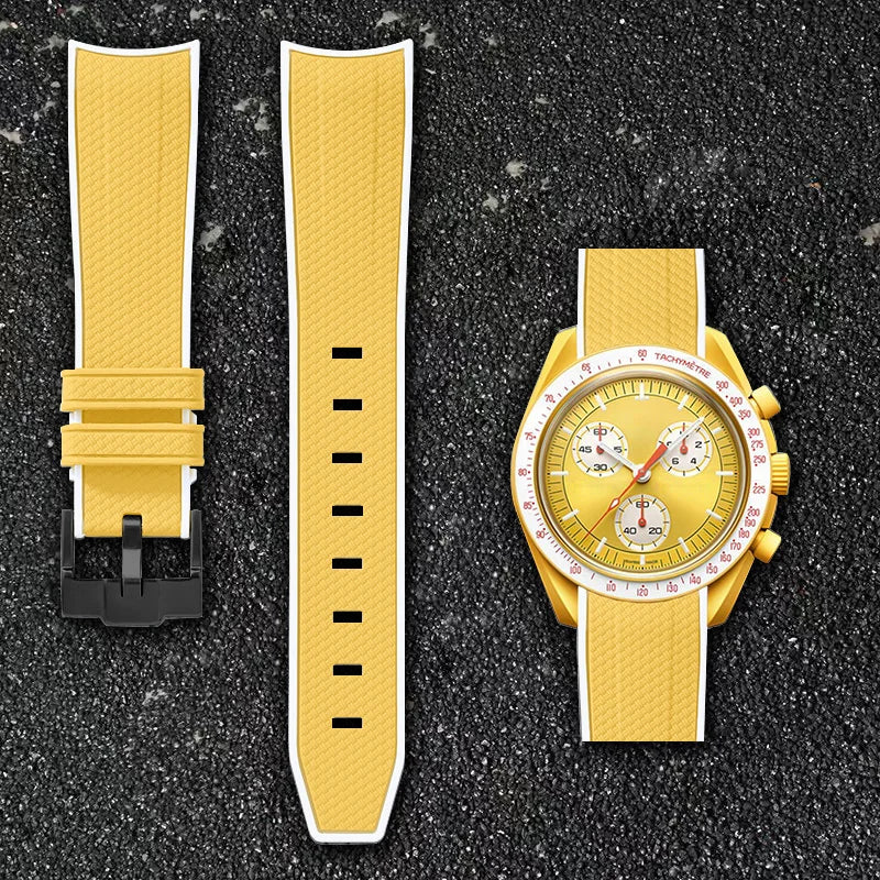 Correa de goma Omega x Swatch moonswatch