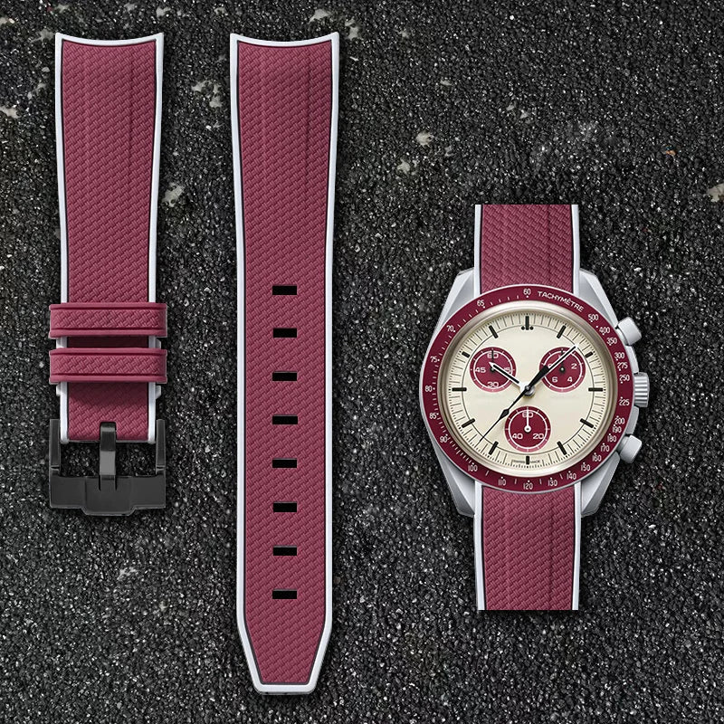 Correa de goma Omega x Swatch moonswatch
