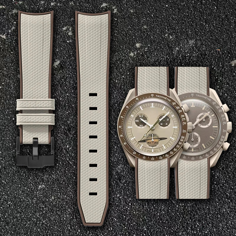 Correa de goma Omega x Swatch moonswatch