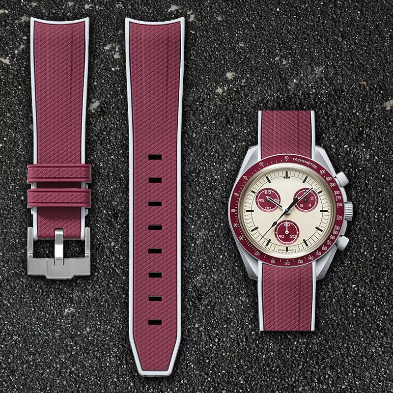 Correa de goma Omega x Swatch moonswatch