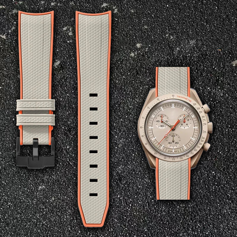 Correa de goma Omega x Swatch moonswatch
