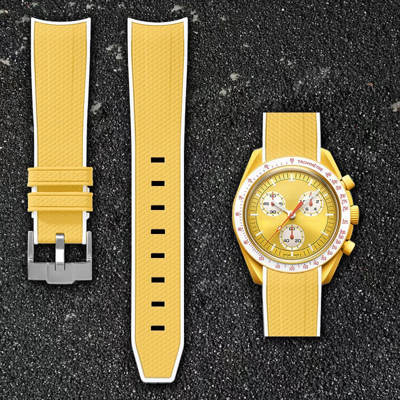 Correa de goma Omega x Swatch moonswatch