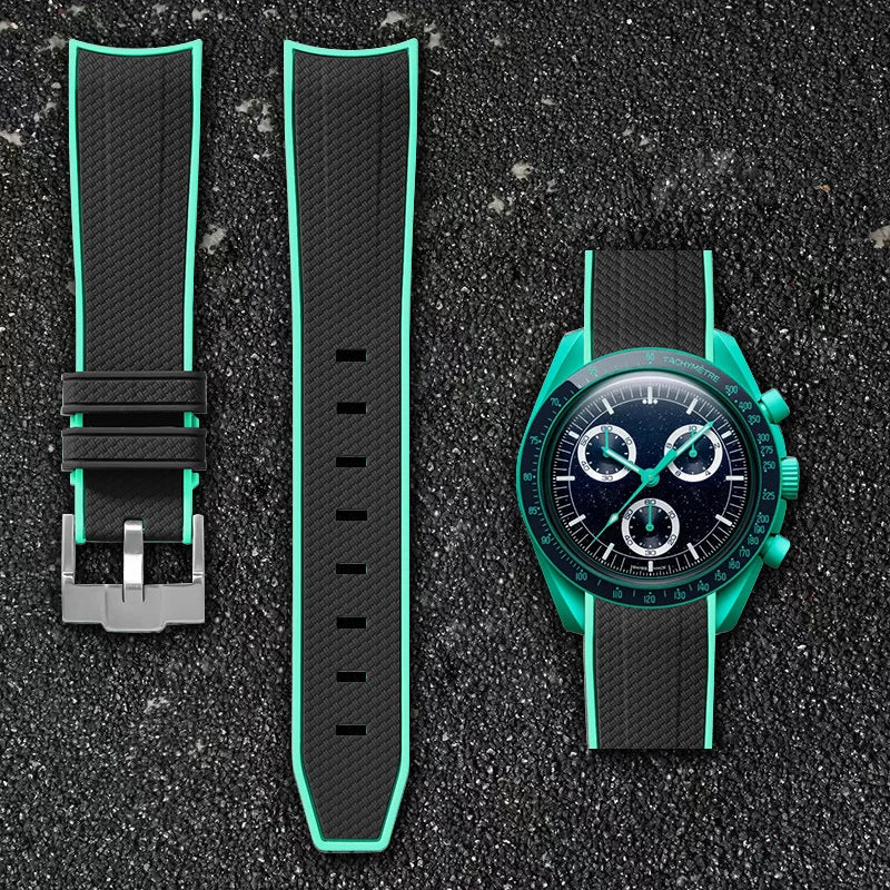 Correa de goma Omega x Swatch moonswatch