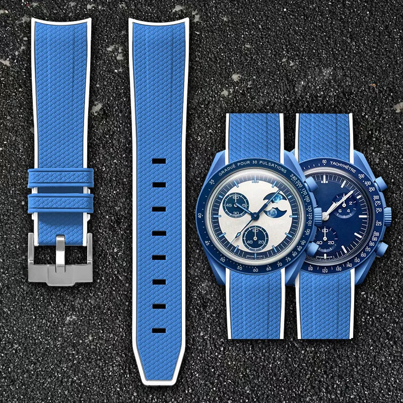Correa de goma Omega x Swatch moonswatch
