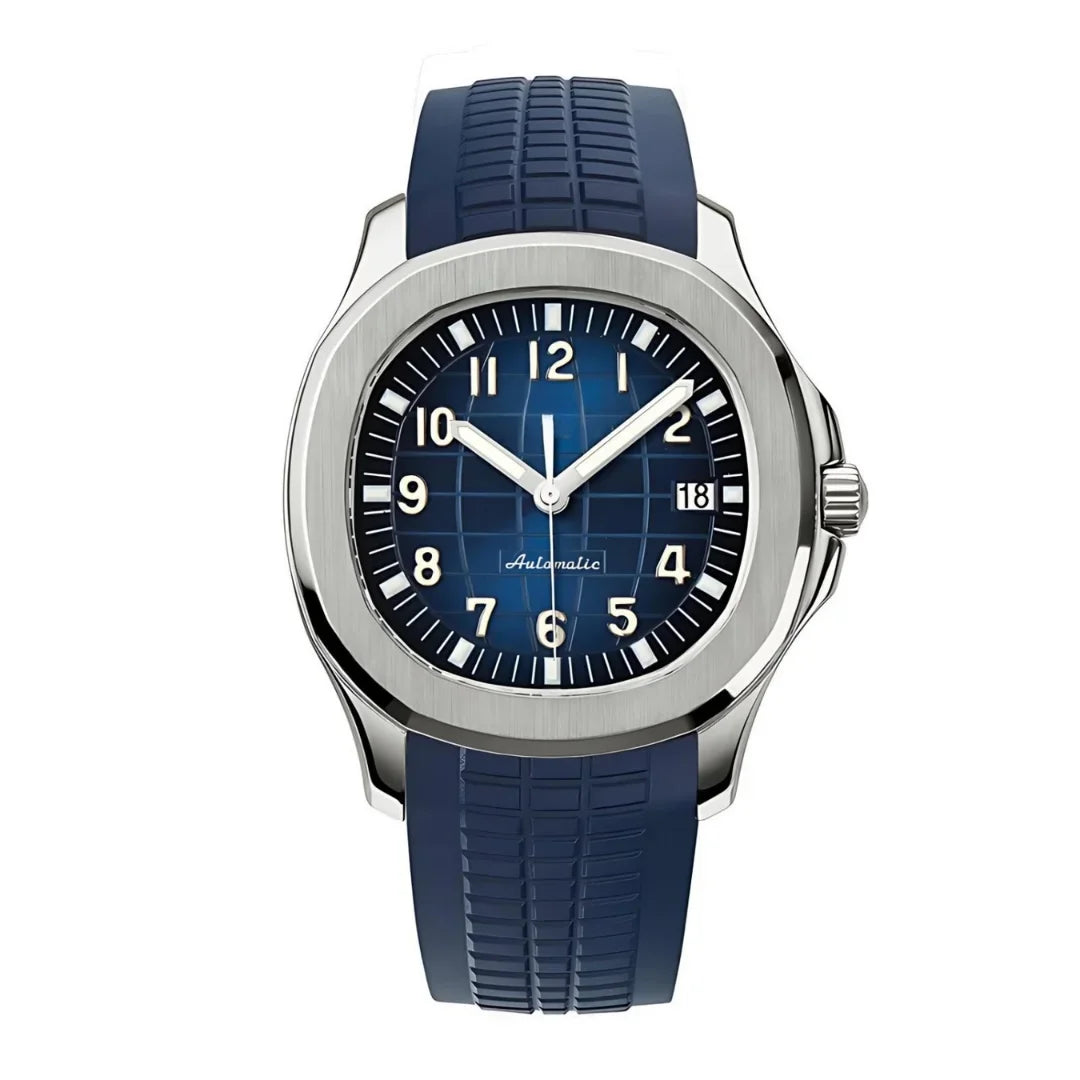Seikonaut Royal Blue de HW Design, reloj deportivo de 41 mm con esfera azul, caja de acero 316L y cristal de zafiro